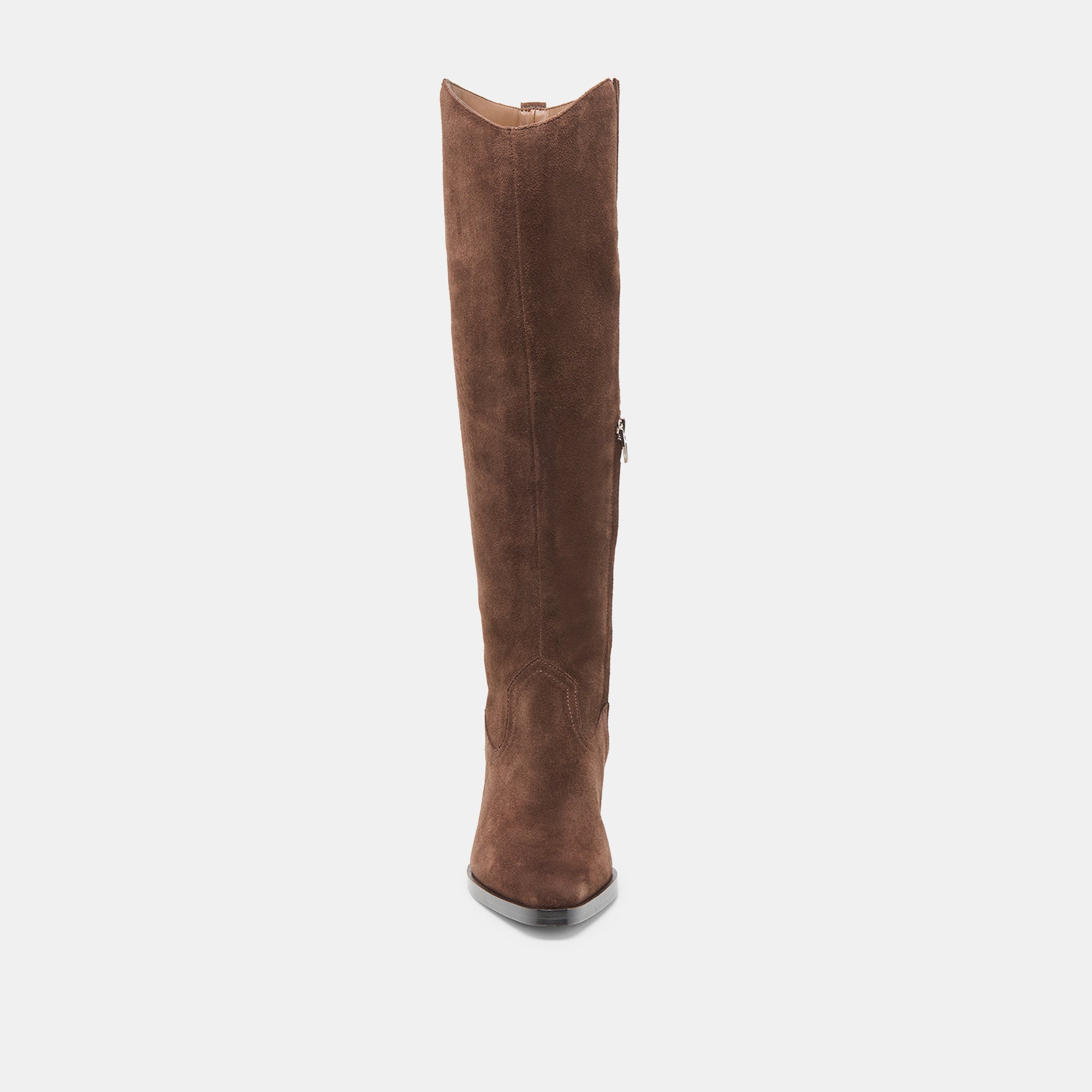 VIRONA H2O EXTRA WIDE CALF BOOTS DK BROWN SUEDE - Image 12
