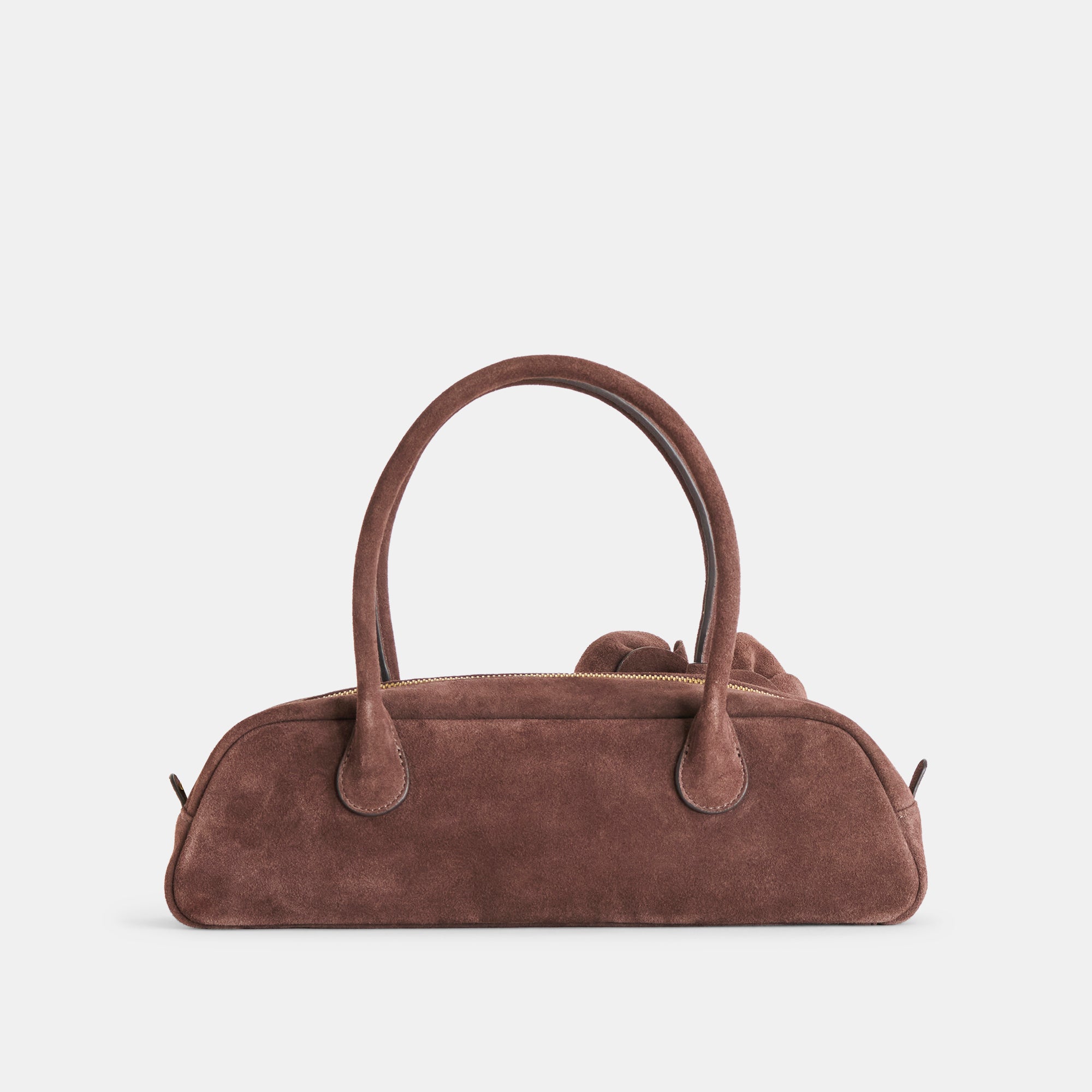 BORACAY SHOULDER BAG CHOCOLATE SUEDE - Image 5