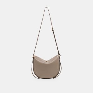 BURANO CROSSBODY GREY LEATHER