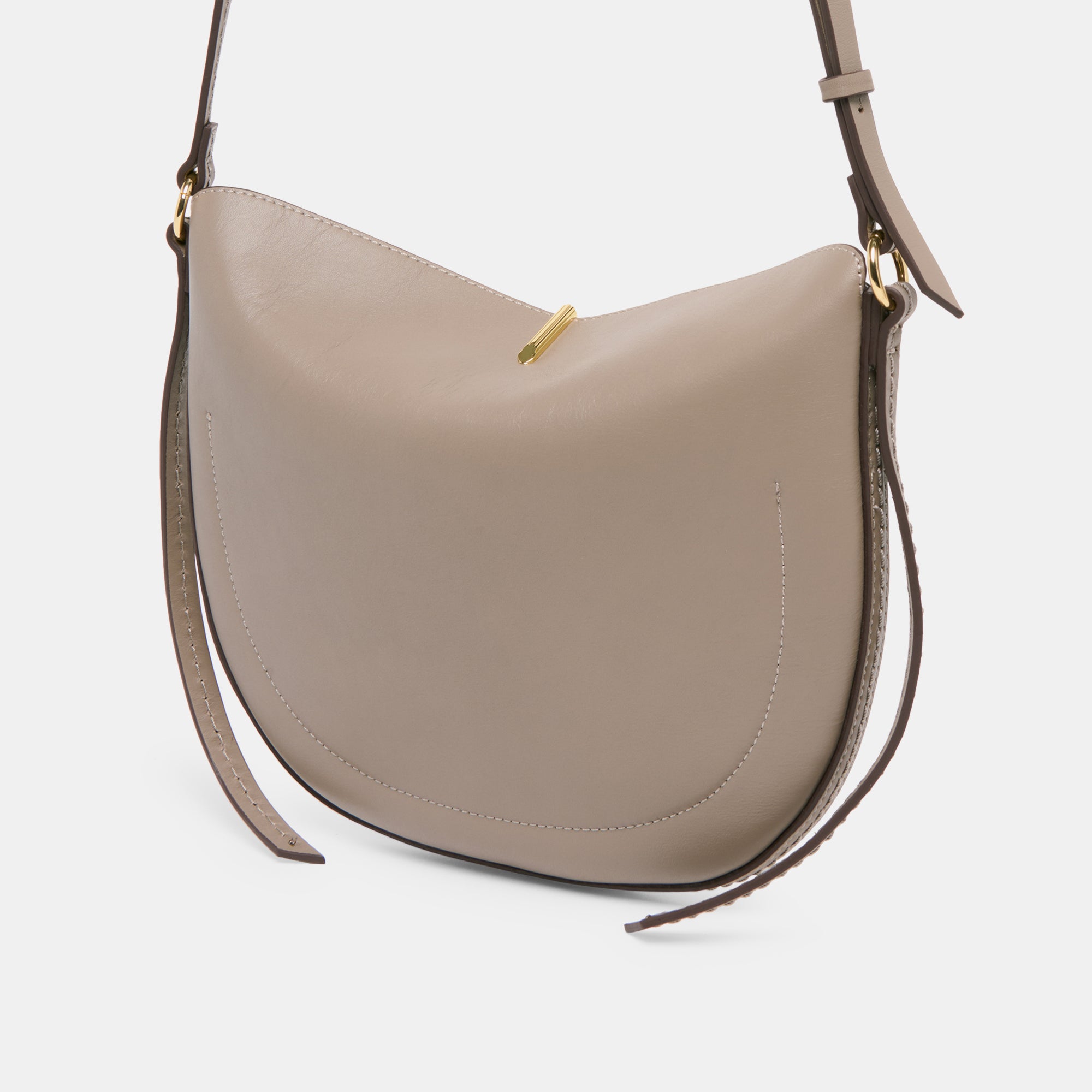 BURANO CROSSBODY GREY LEATHER - Image 3