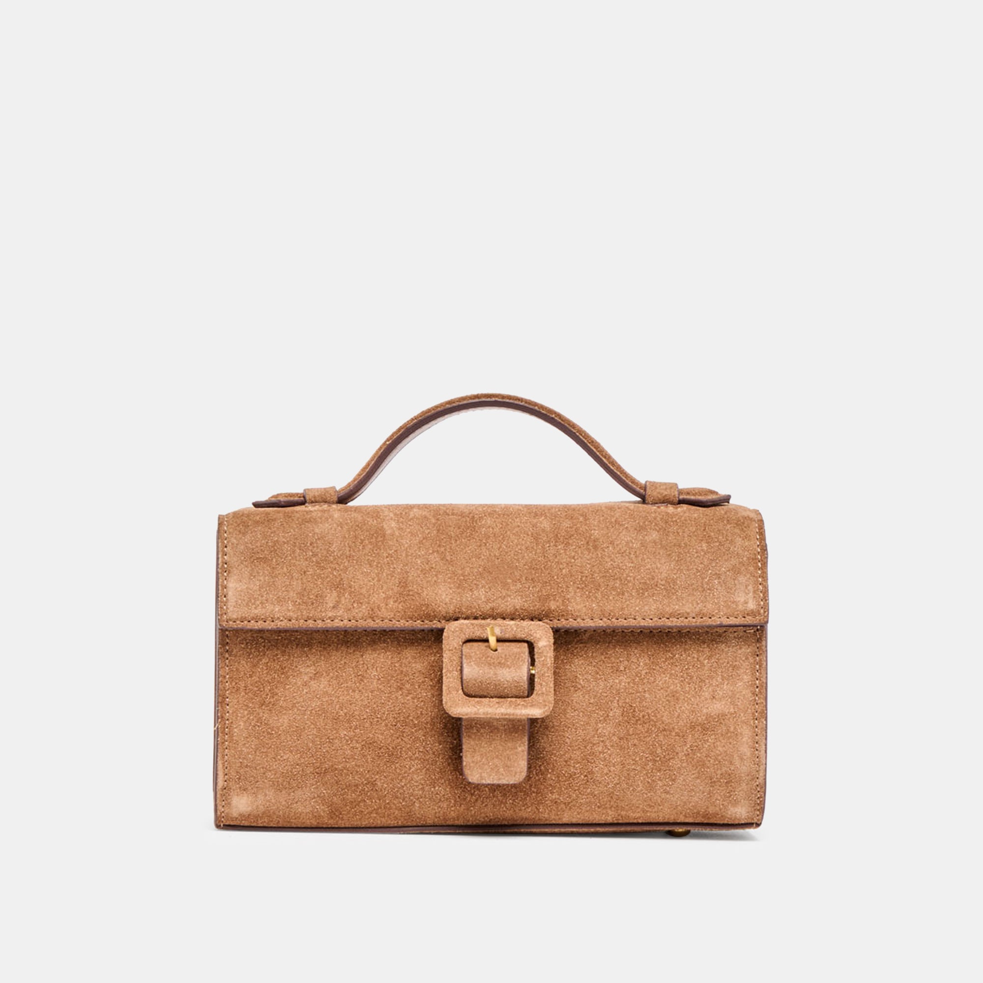 CHRIS CROSSBODY CAMEL SUEDE - Image 2