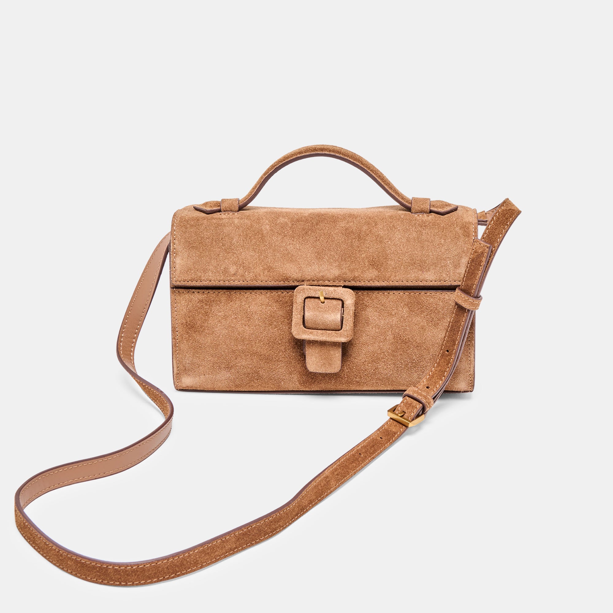 CHRIS CROSSBODY CAMEL SUEDE - Image 7