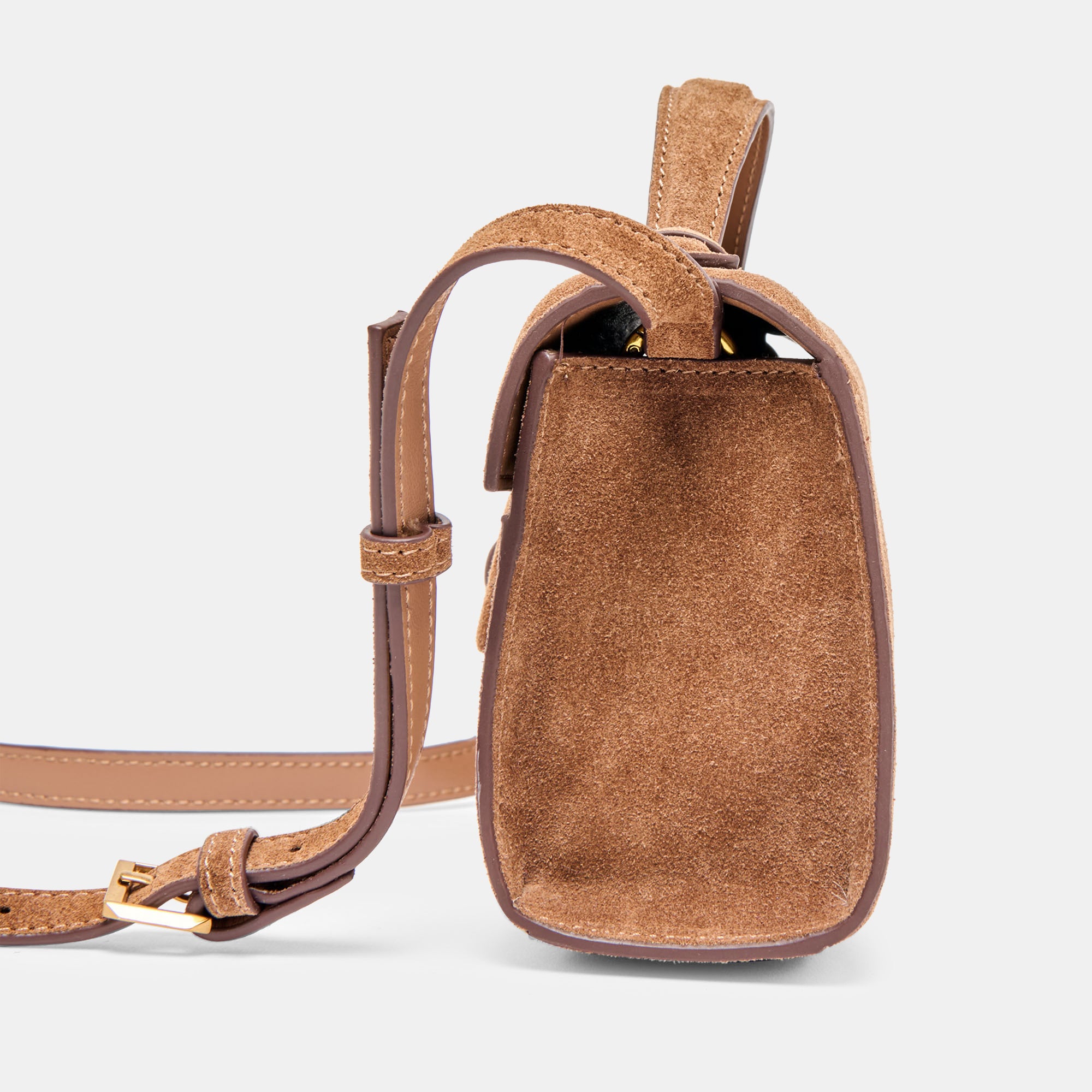 CHRIS CROSSBODY CAMEL SUEDE - Image 5
