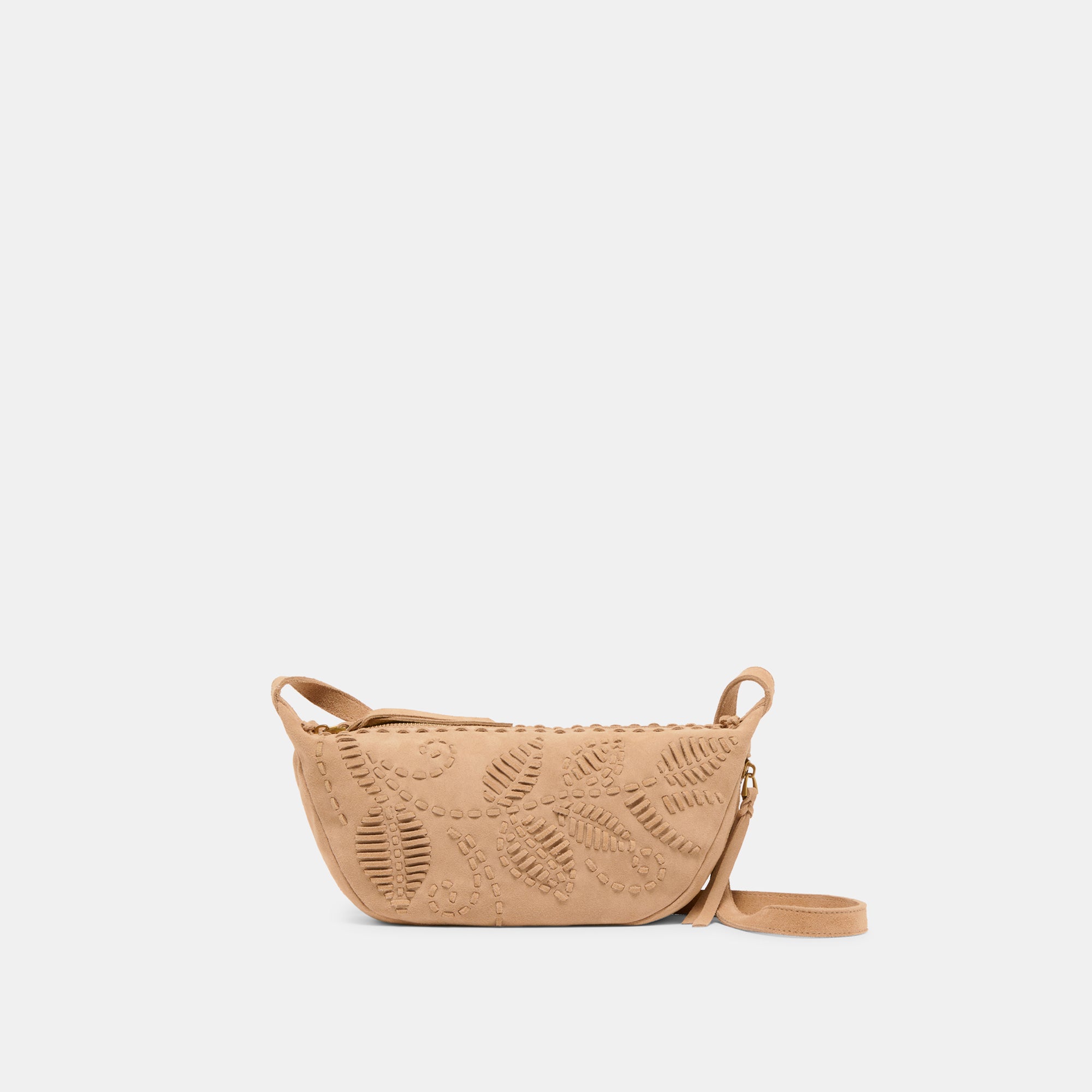 LIPARI CROSSBODY BEIGE SUEDE - Image 3
