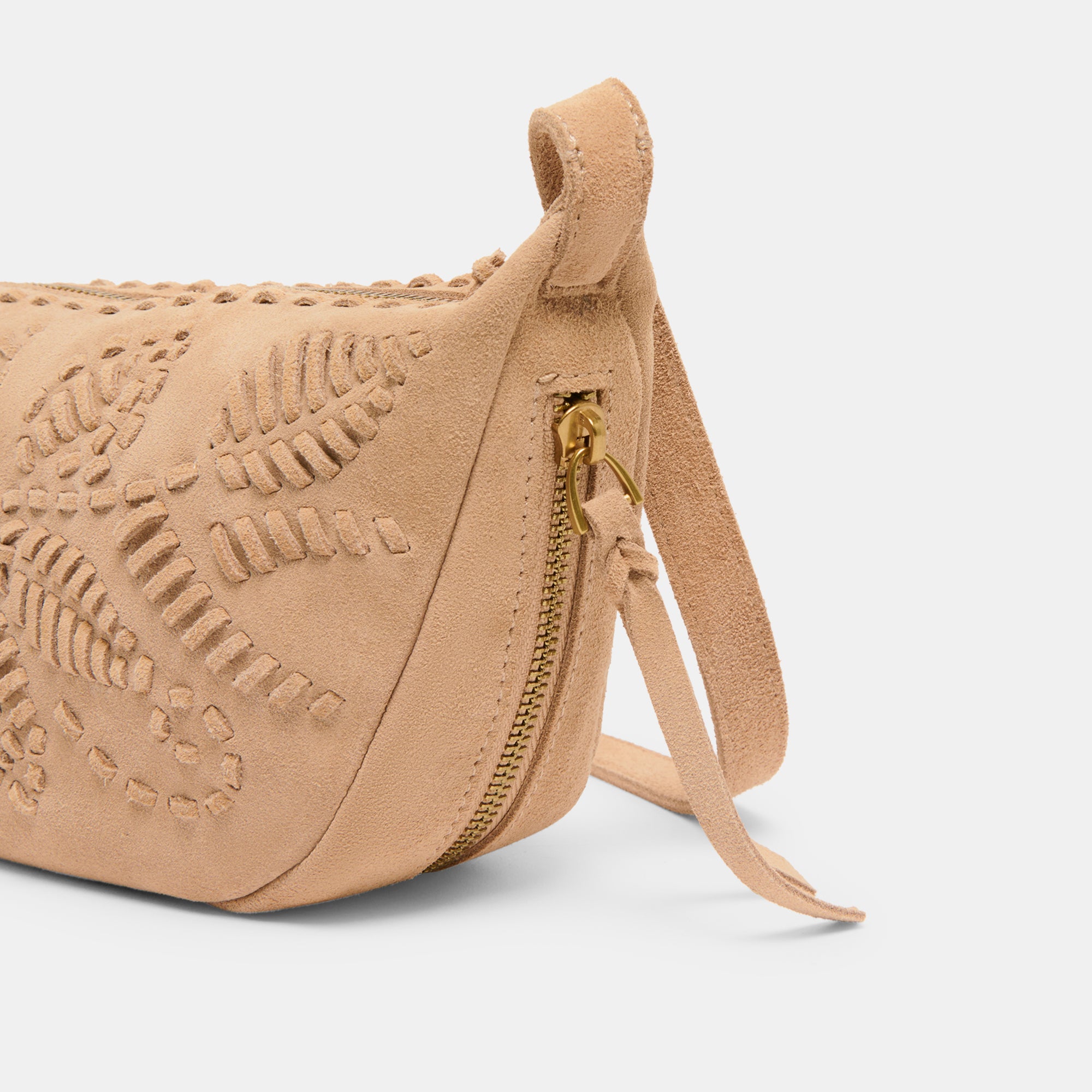 LIPARI CROSSBODY BEIGE SUEDE - Image 9