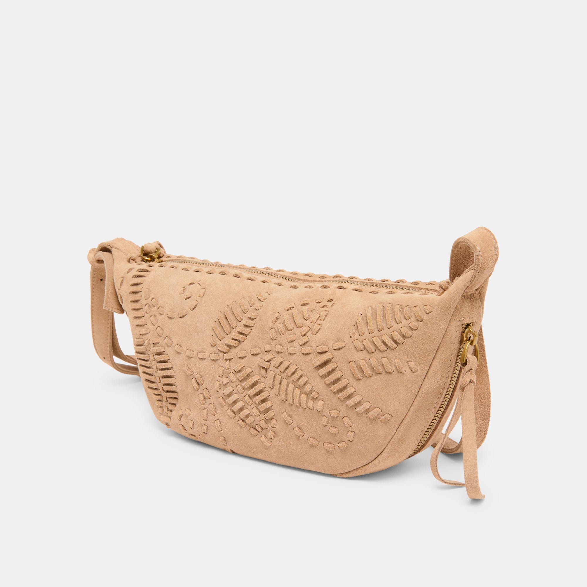 LIPARI CROSSBODY BEIGE SUEDE - Image 5
