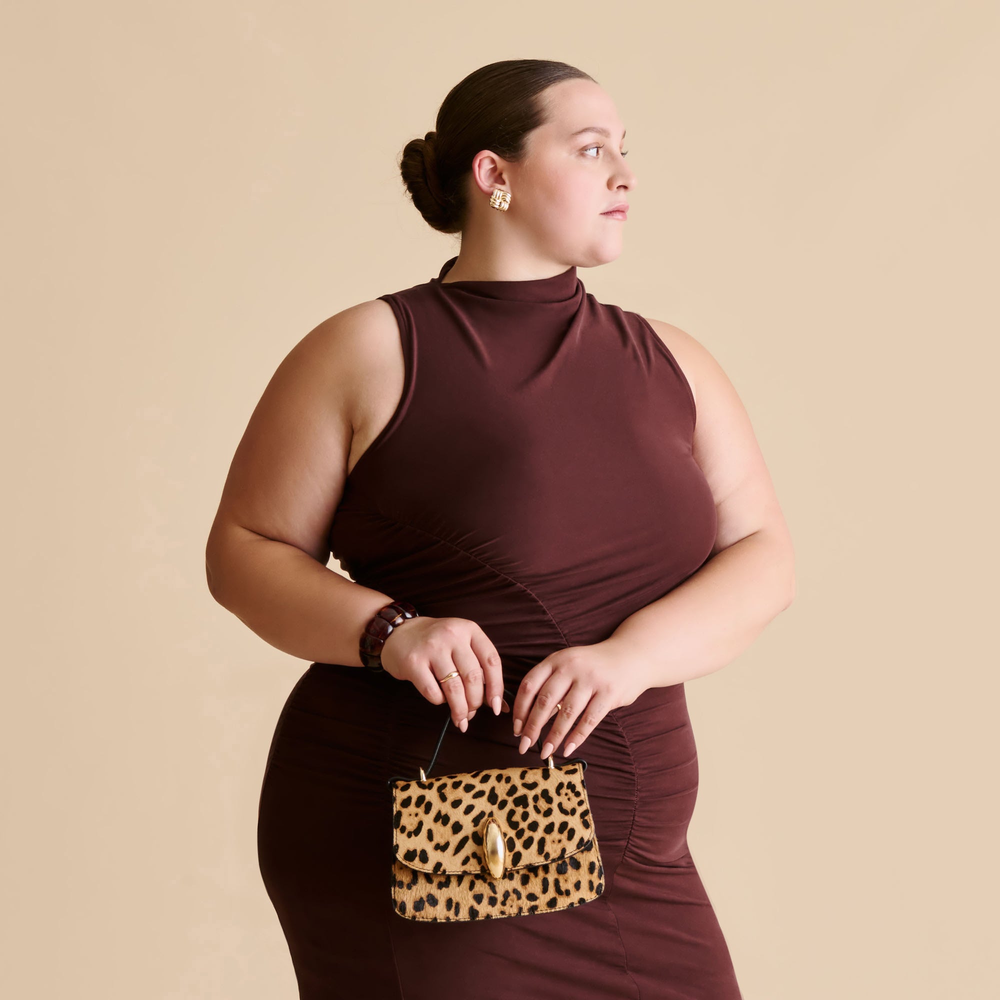 LUCIA CROSSBODY LEOPARD CALF HAIR - Image 9