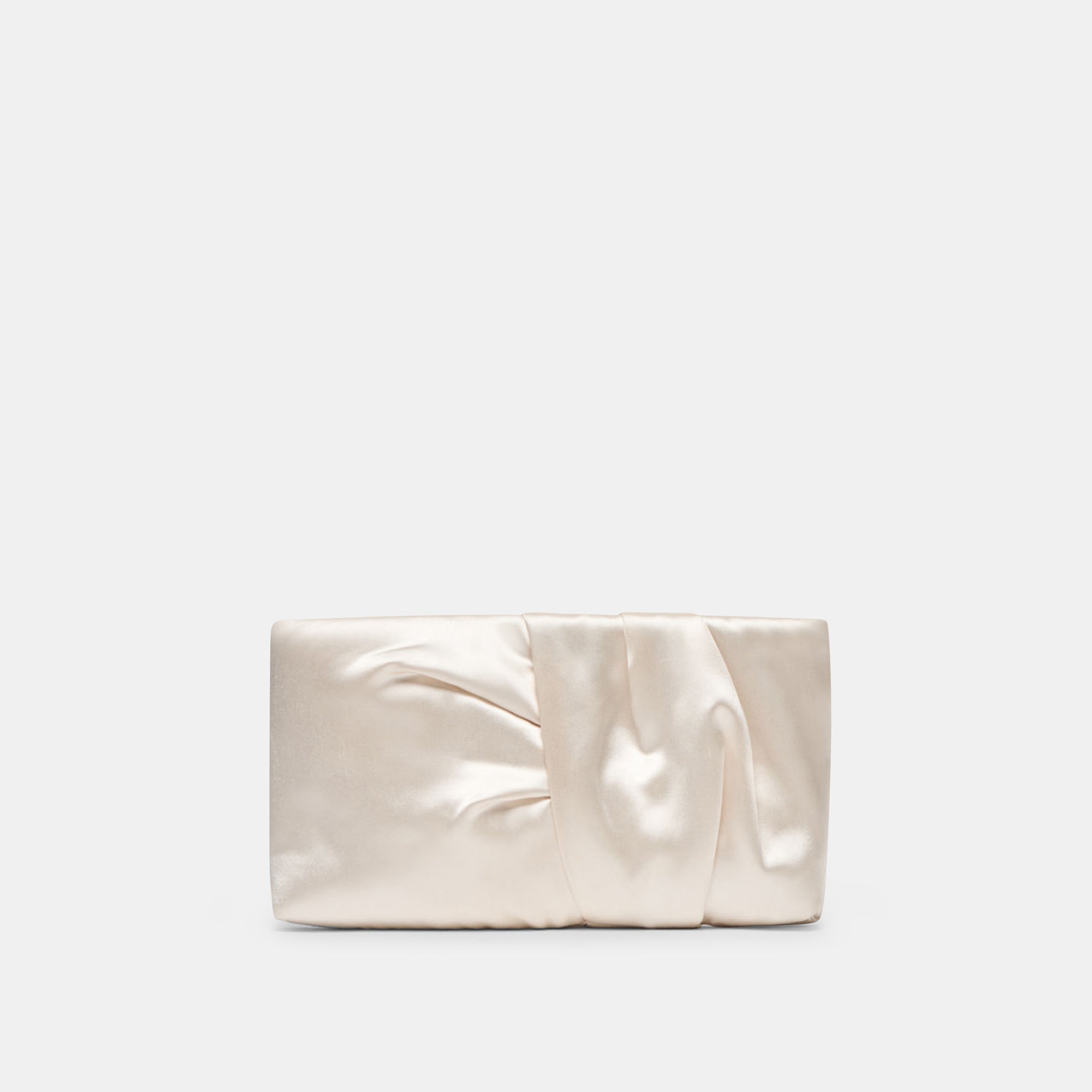 ROZEY CLUTCH WHITE SATIN - Image 3