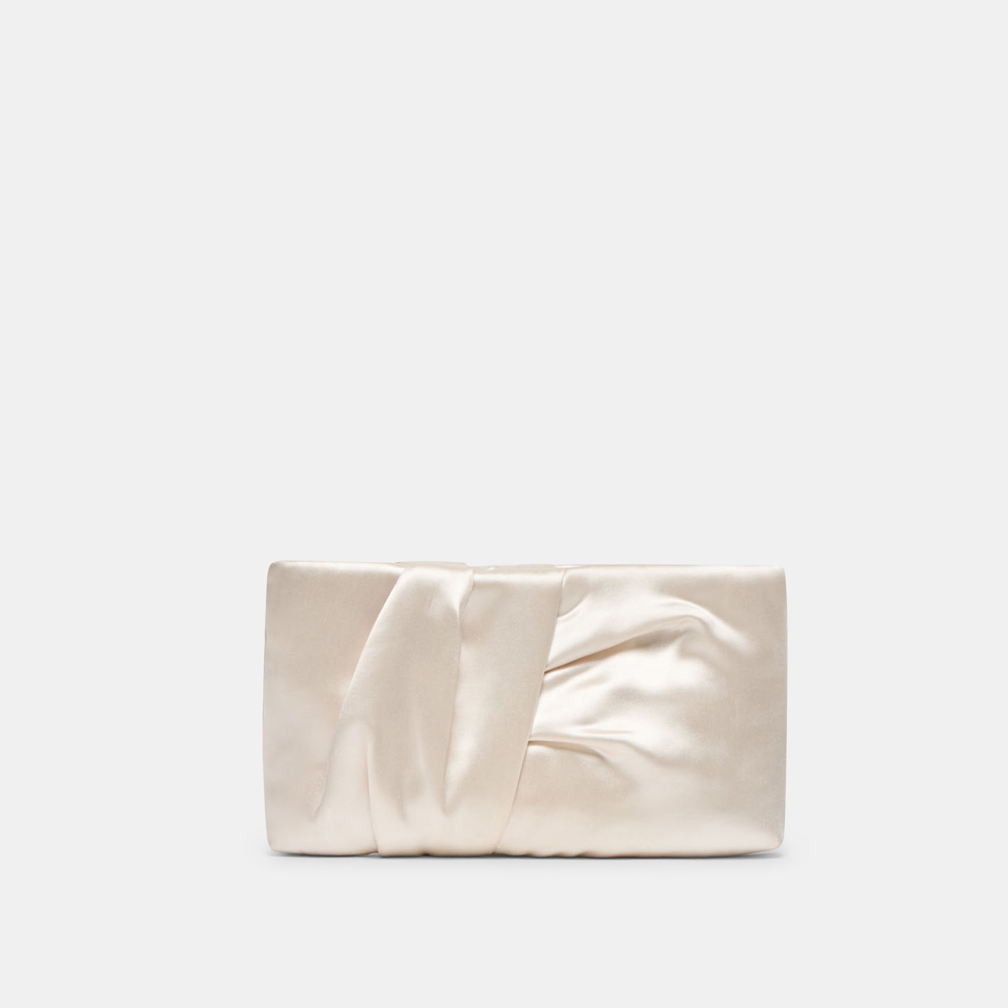 ROZEY CLUTCH WHITE SATIN - Image 5
