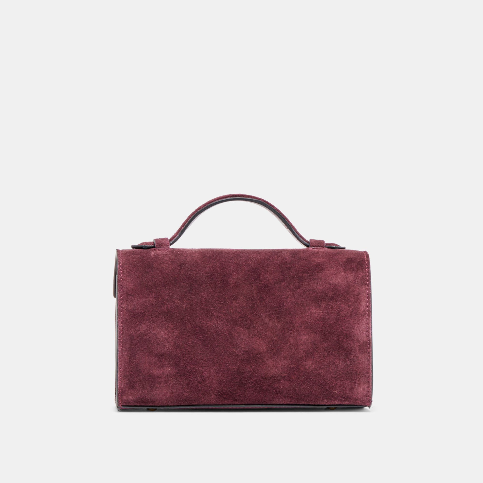 ZANNONE CROSSBODY BURGUNDY SUEDE - Image 7