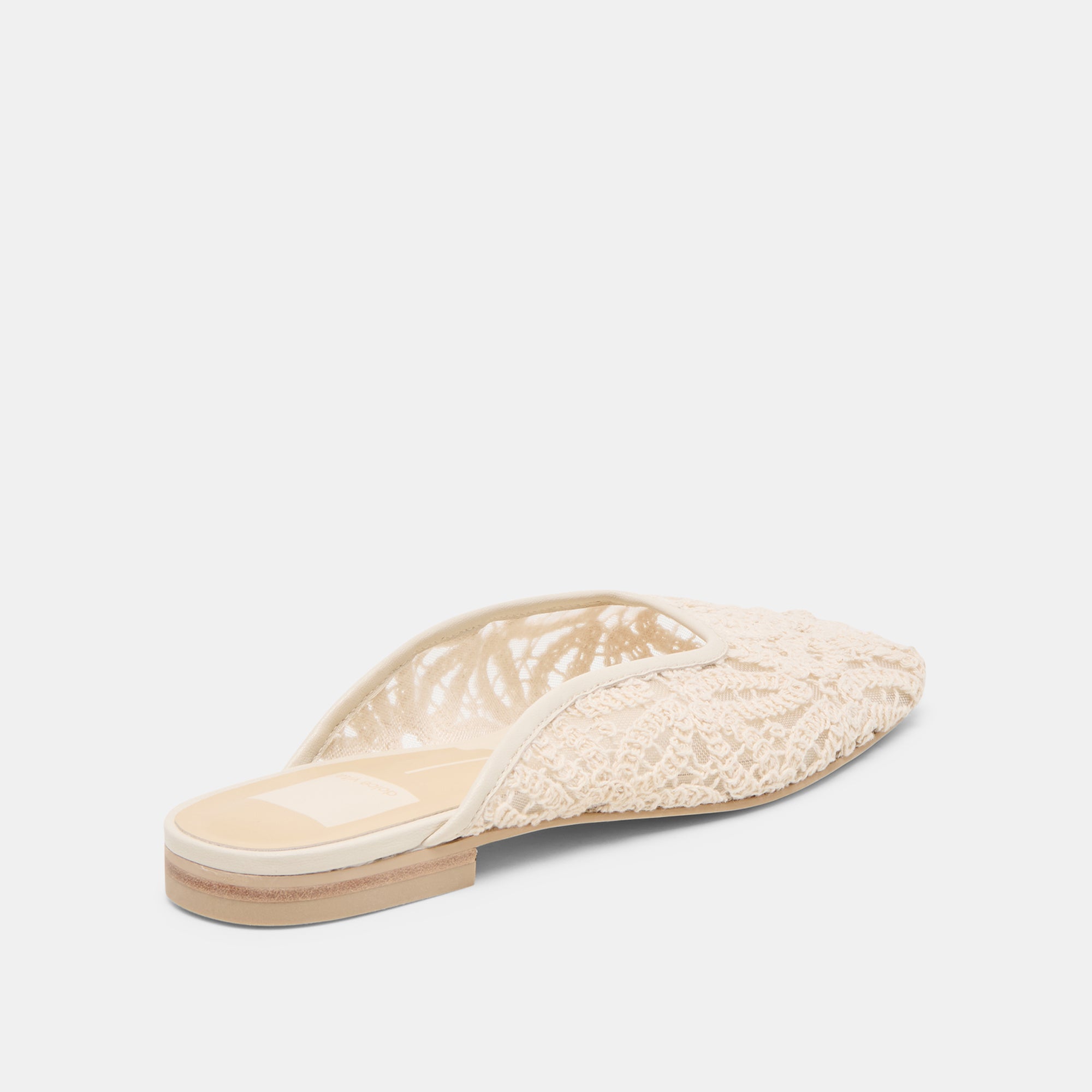 AUBRIE FLATS IVORY MACRAME MESH - Image 3