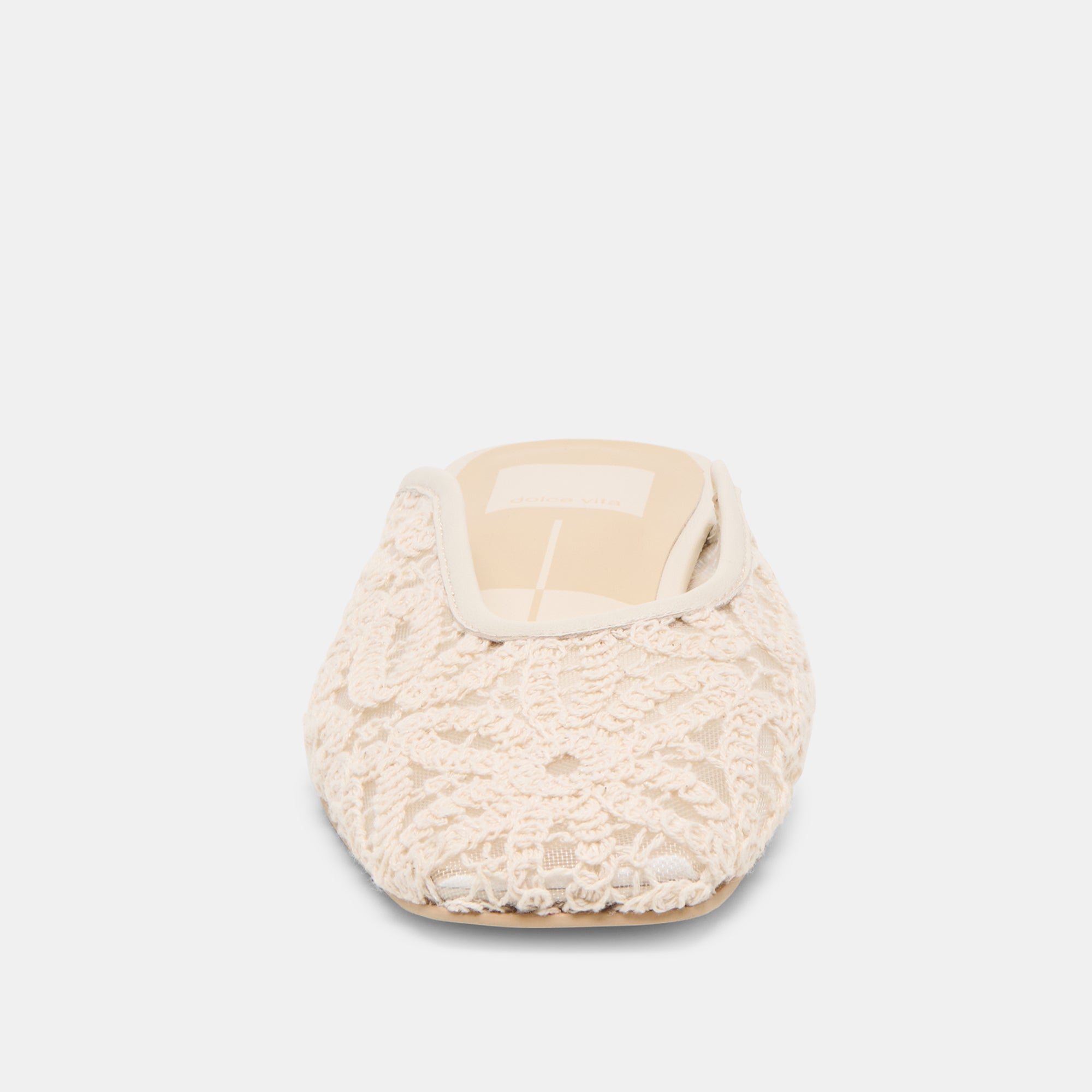 AUBRIE FLATS IVORY MACRAME MESH - Image 6