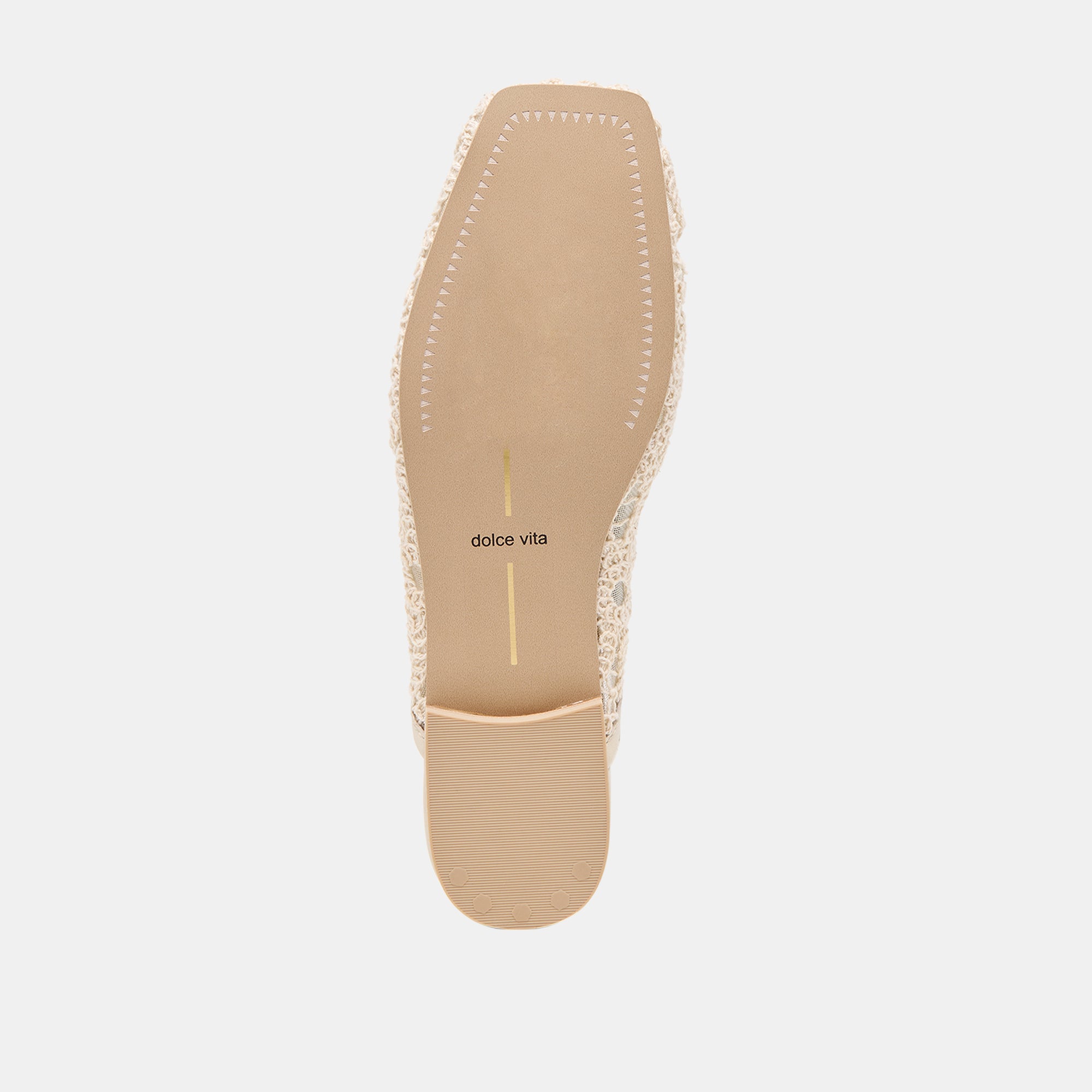 AUBRIE FLATS IVORY MACRAME MESH - Image 9