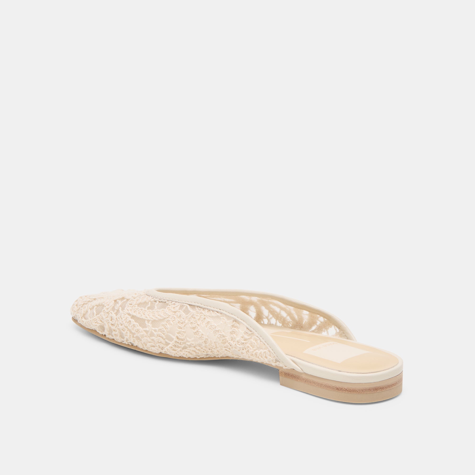 AUBRIE FLATS IVORY MACRAME MESH - Image 5