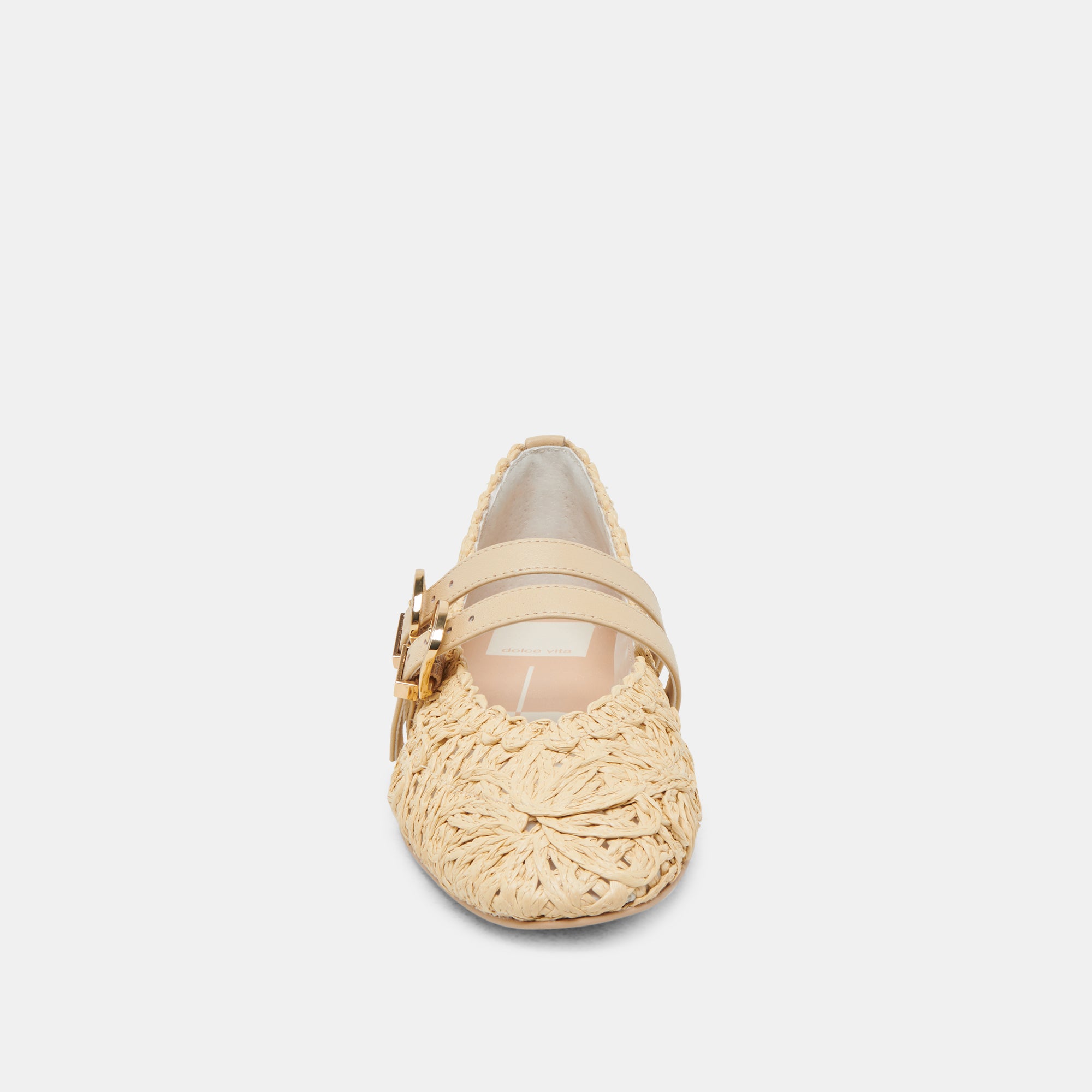 BAYLEE SUNFLOWER BALLET FLATS LT NATURAL MACRAME - Image 8
