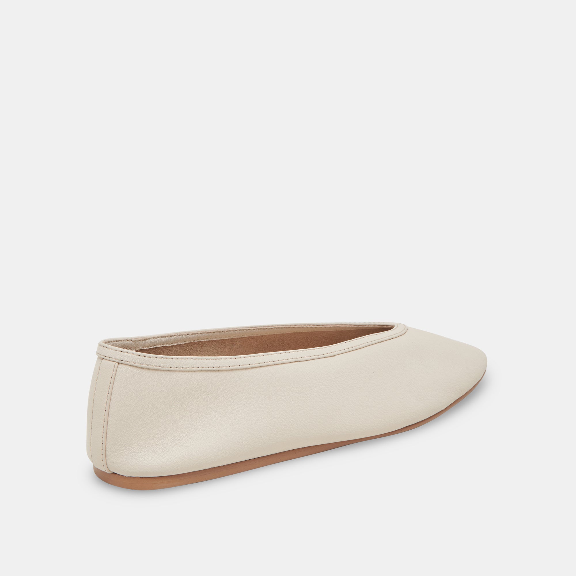 BRAIDY BALLET FLATS IVORY LEATHER - Image 5