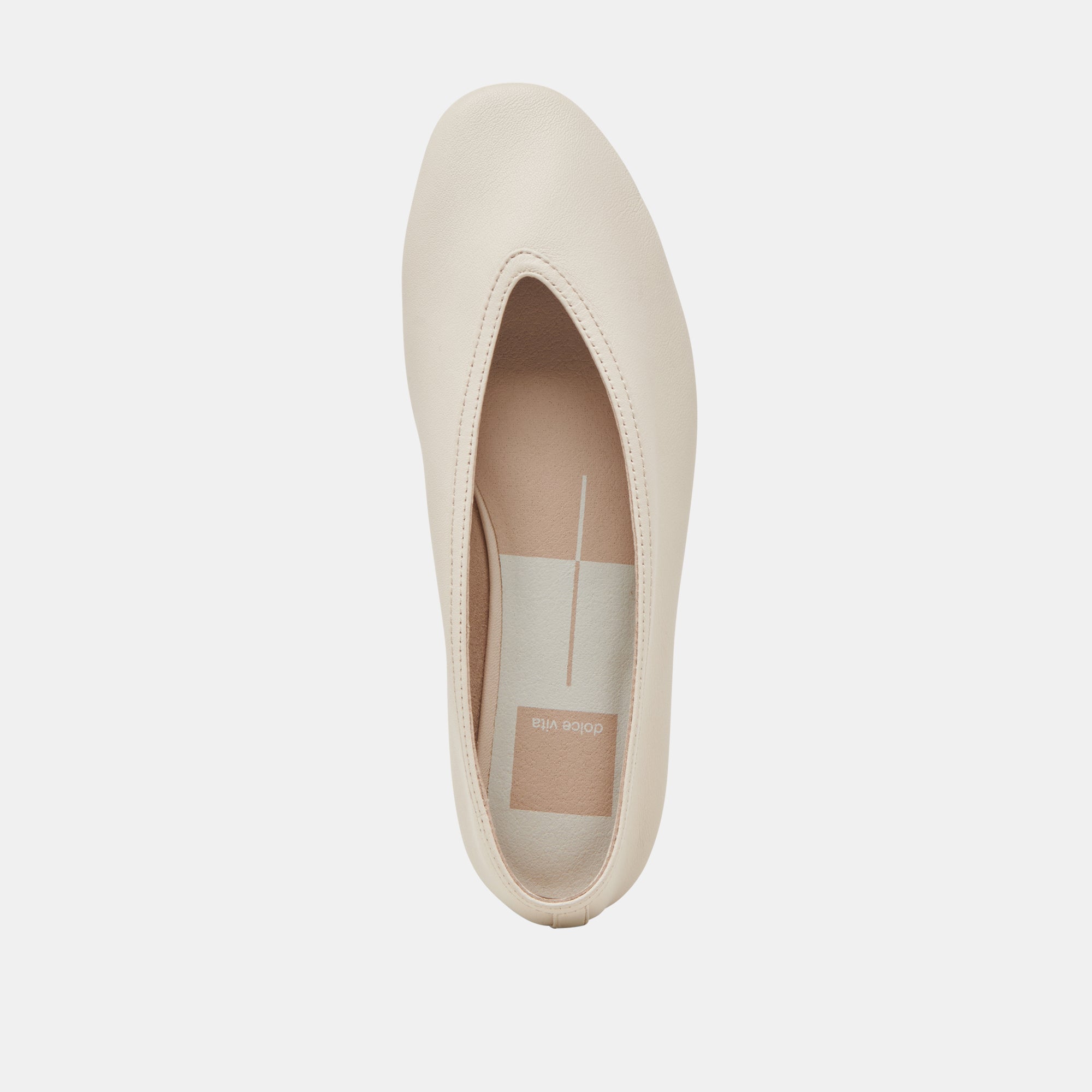 BRAIDY BALLET FLATS IVORY LEATHER - Image 11