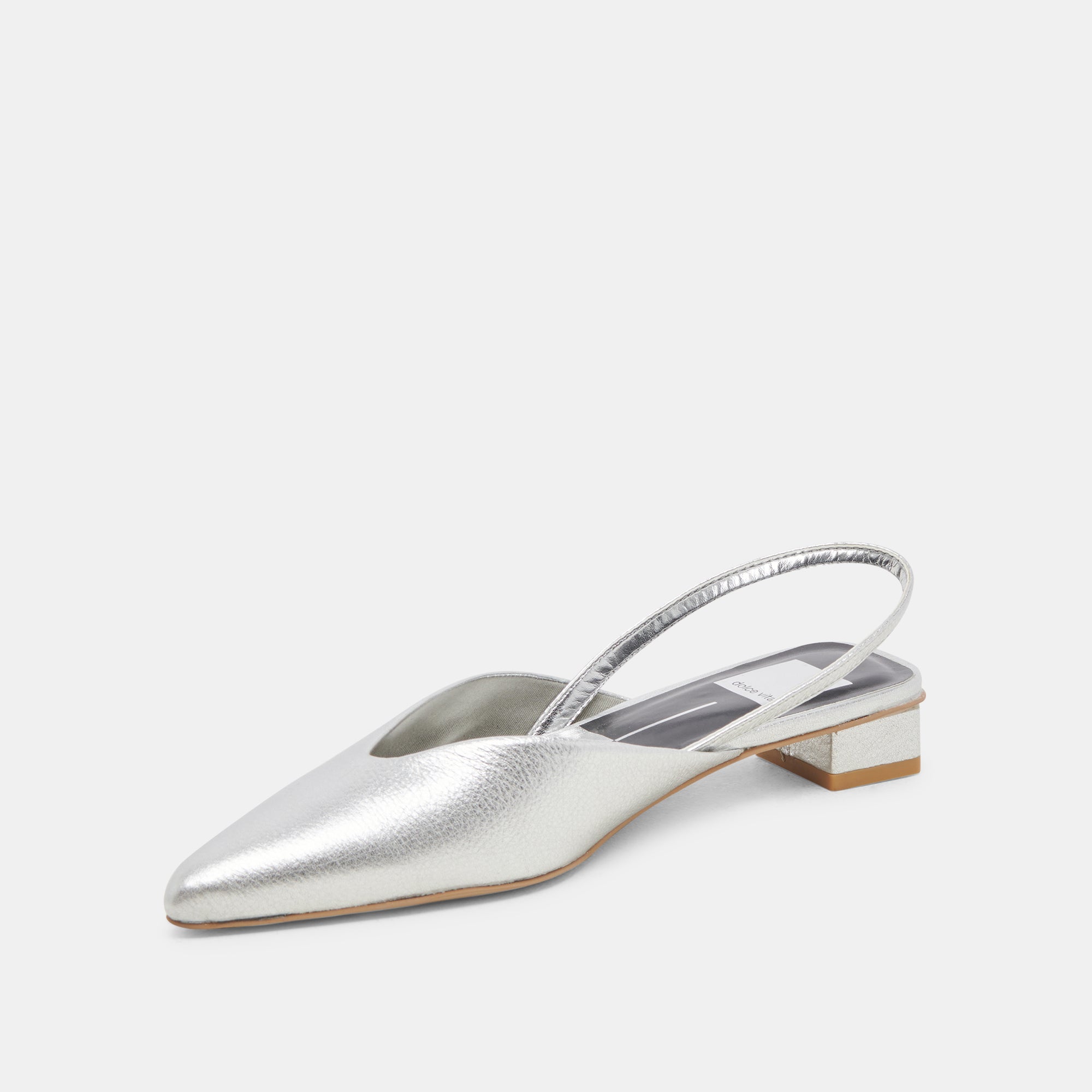 BYANCA FLATS SILVER DISTRESSED LEATHER - re:vita - Image 4