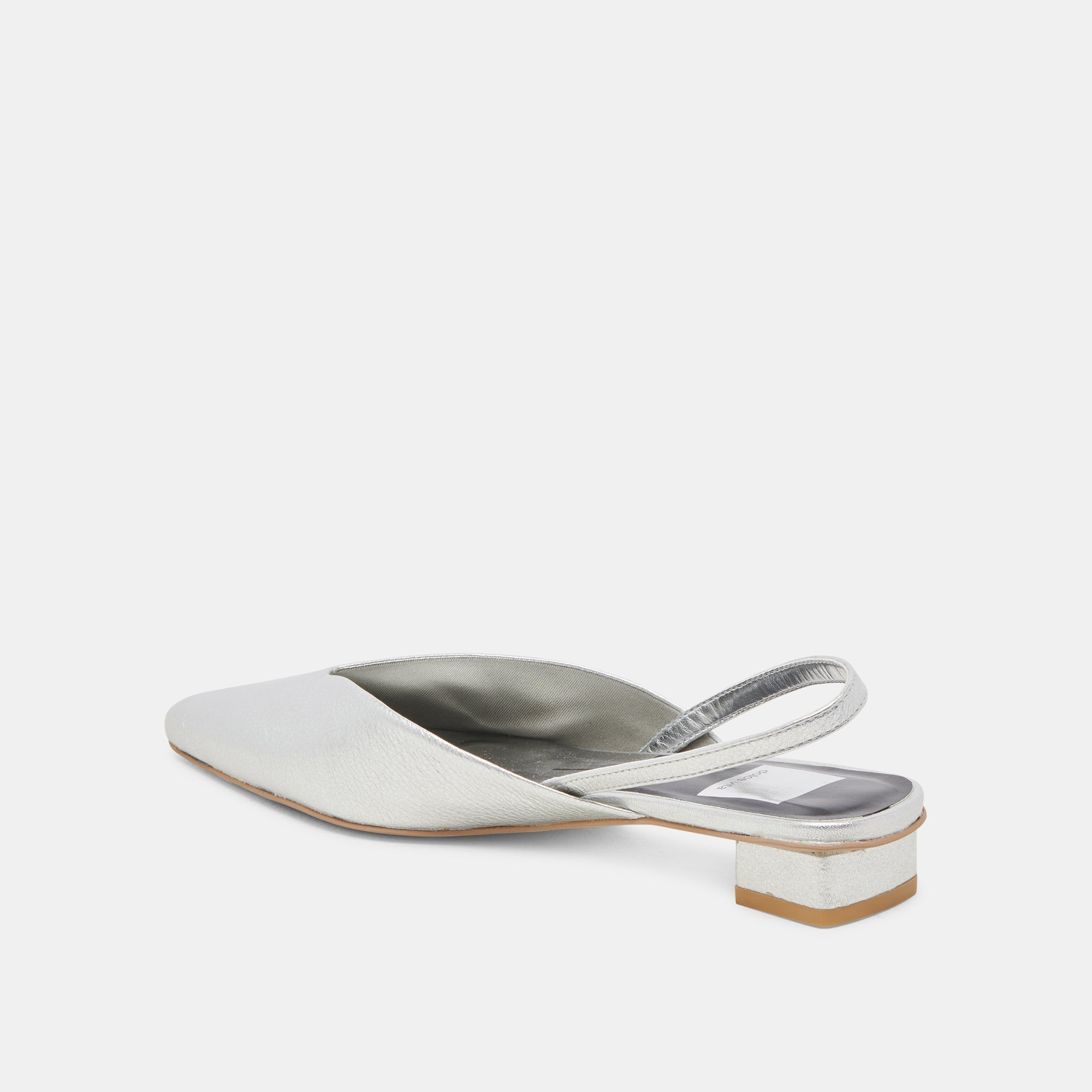 BYANCA FLATS SILVER DISTRESSED LEATHER - re:vita - Image 5