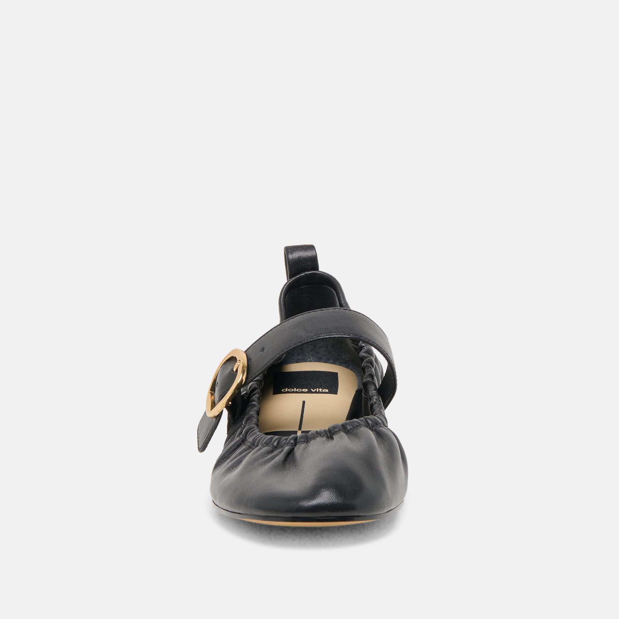 CAELY BALLET FLATS BLACK LEATHER - Image 12