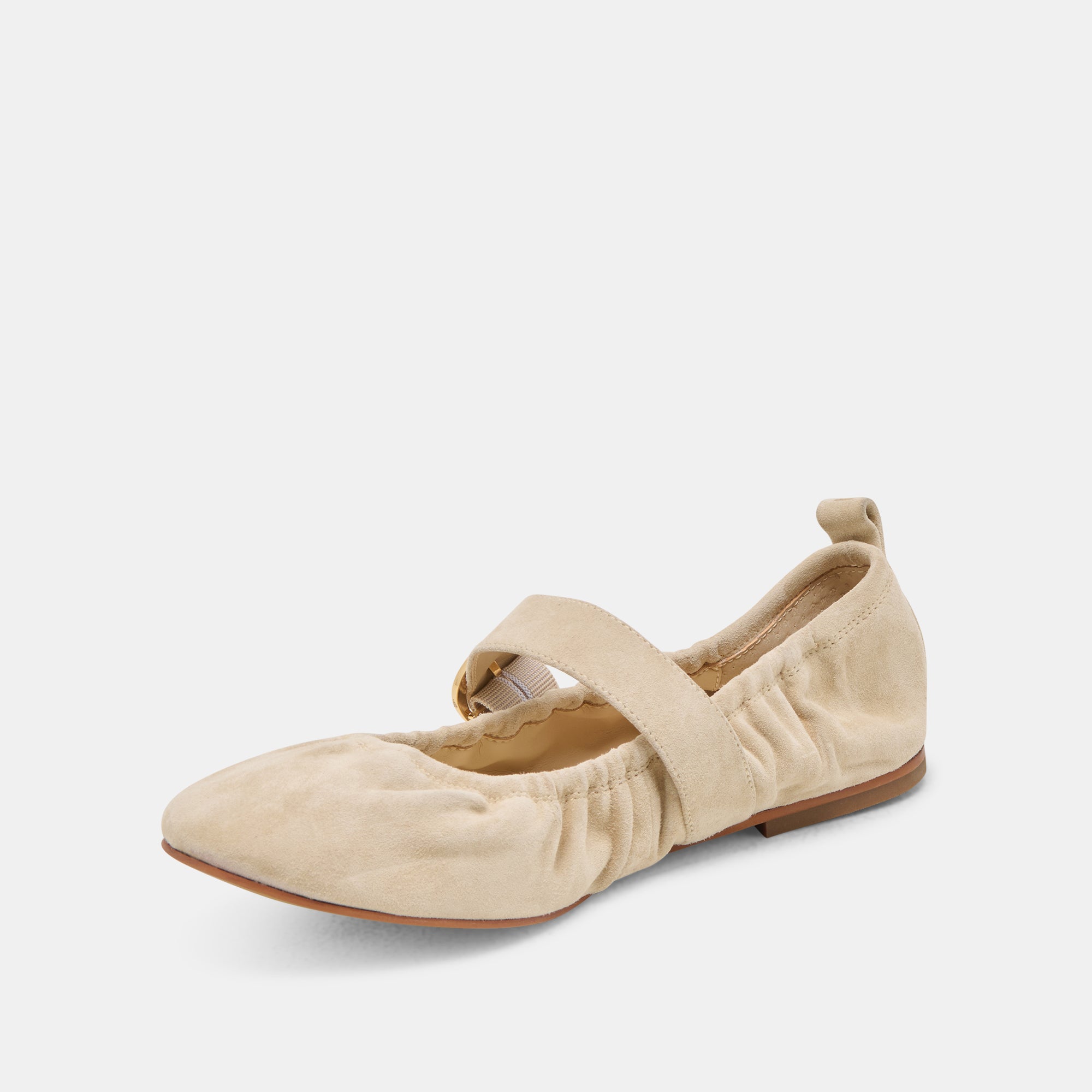 CAELY BALLET FLATS SESAME SUEDE - Image 5