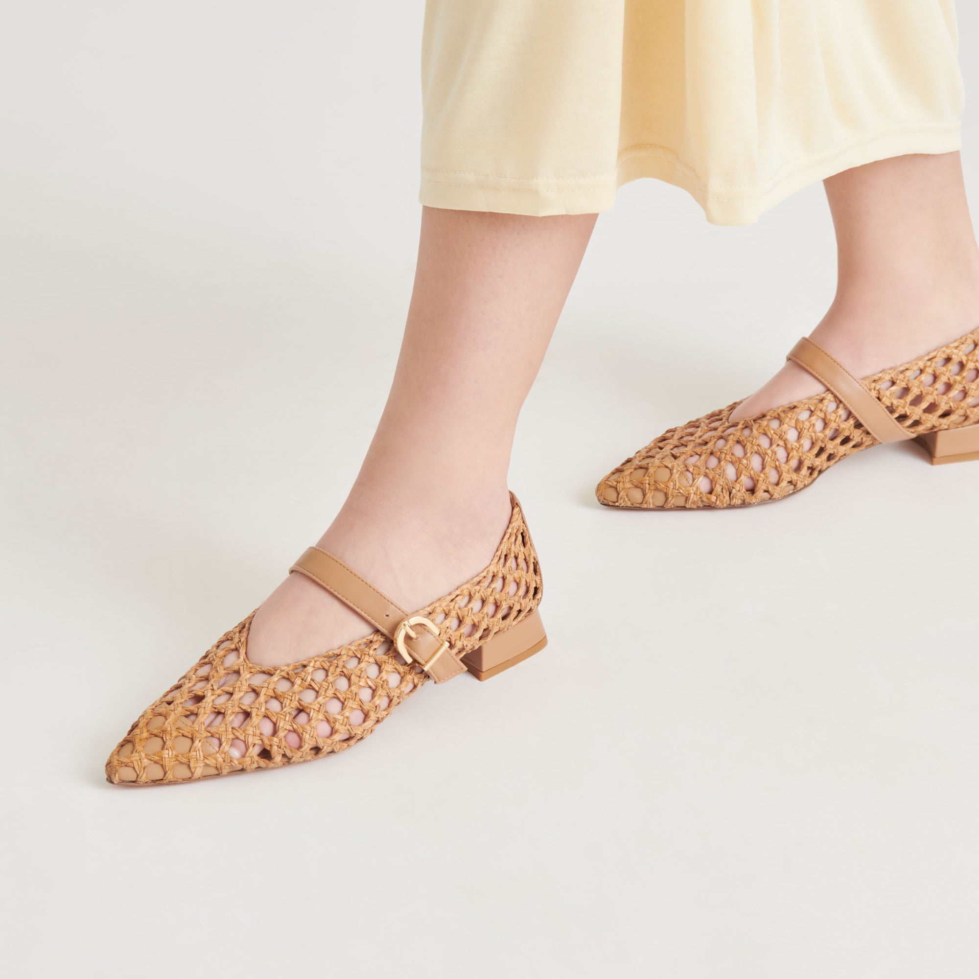 CATY BALLET FLATS NATURAL WOVEN - Image 2