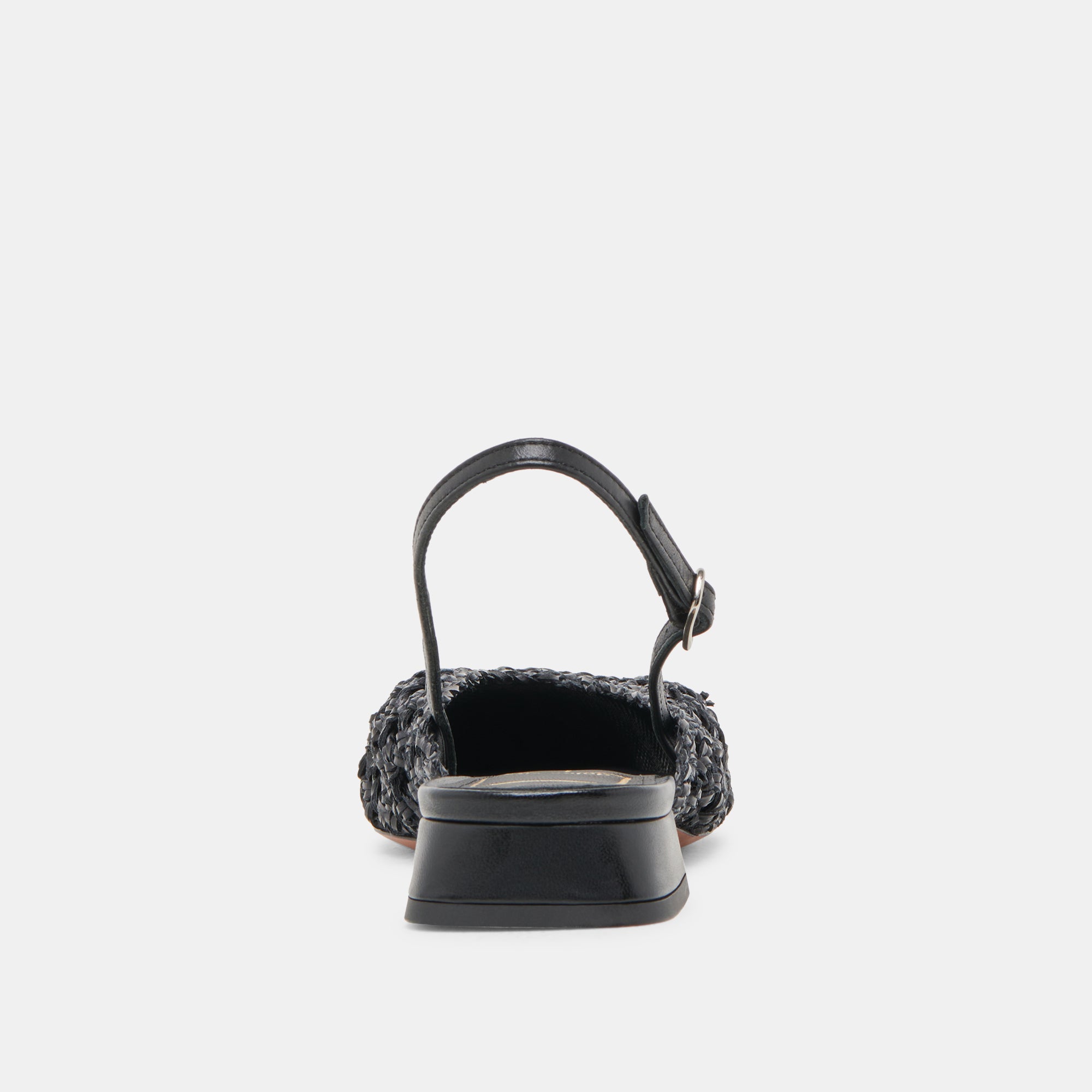 CYNDI FLATS BLACK WOVEN - Image 8