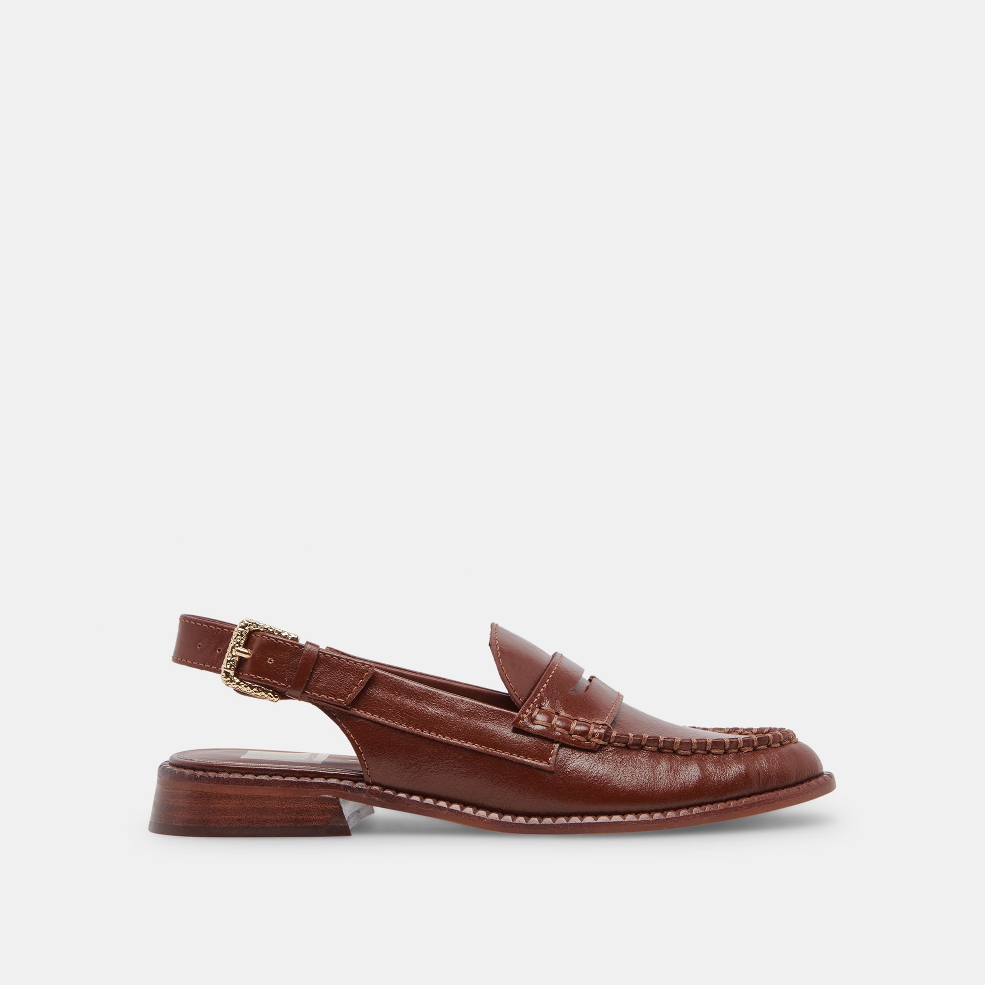 HARDI LOAFERS BROWN CRINKLE PATENT - re:vita