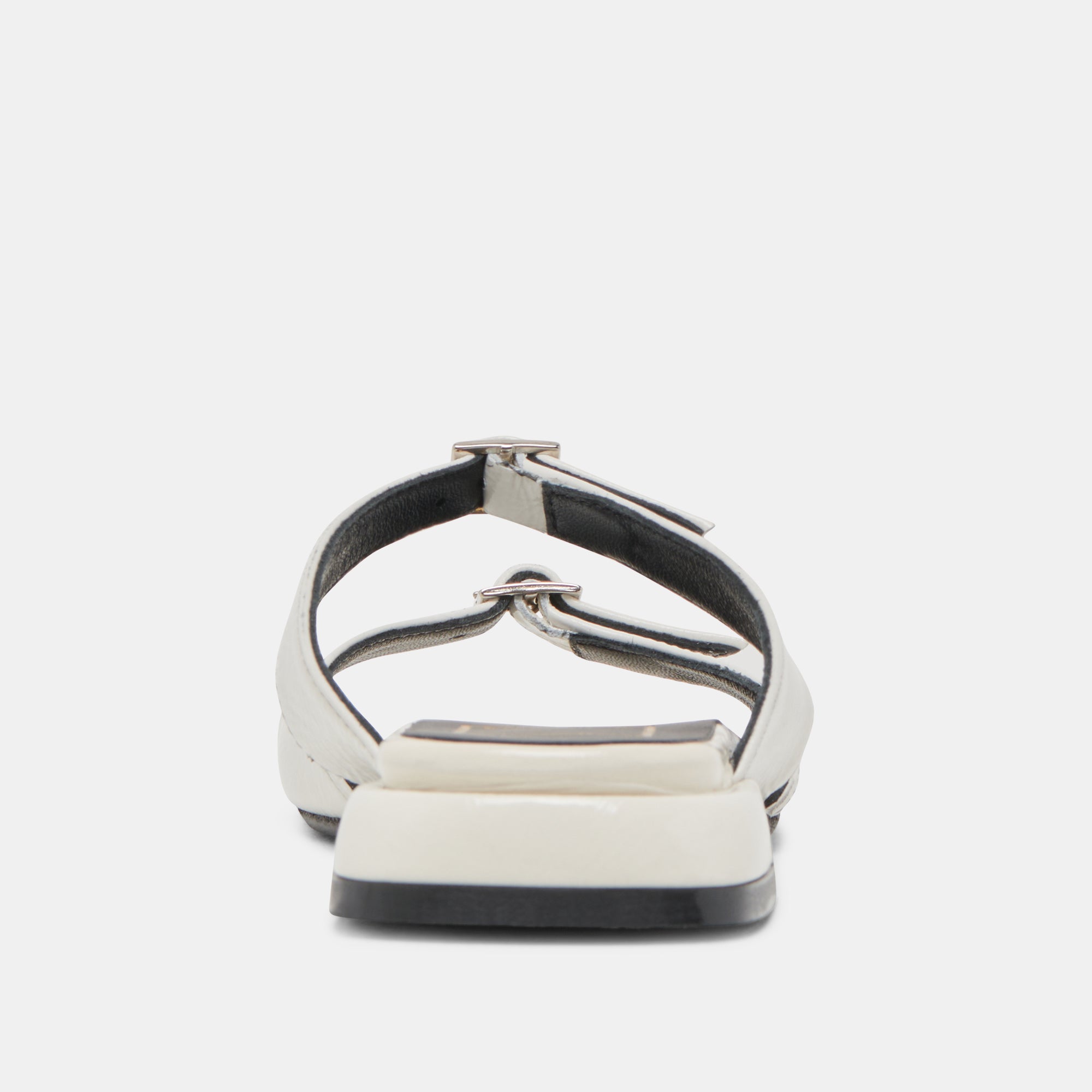 LAVERN SANDALS OFF WHITE CRINKLE PATENT - Image 10