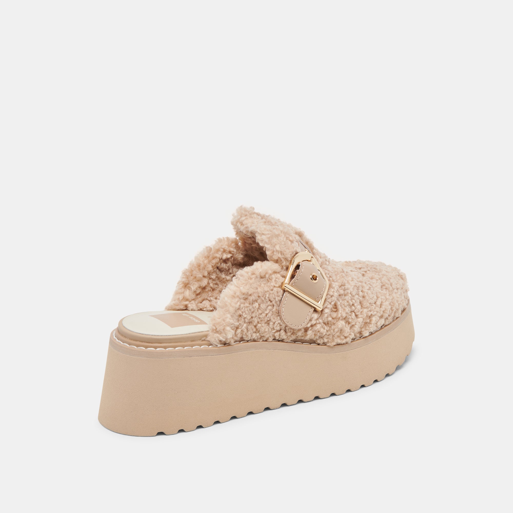 LELANI PLUSH FLATS NATURAL PLUSH - Image 5