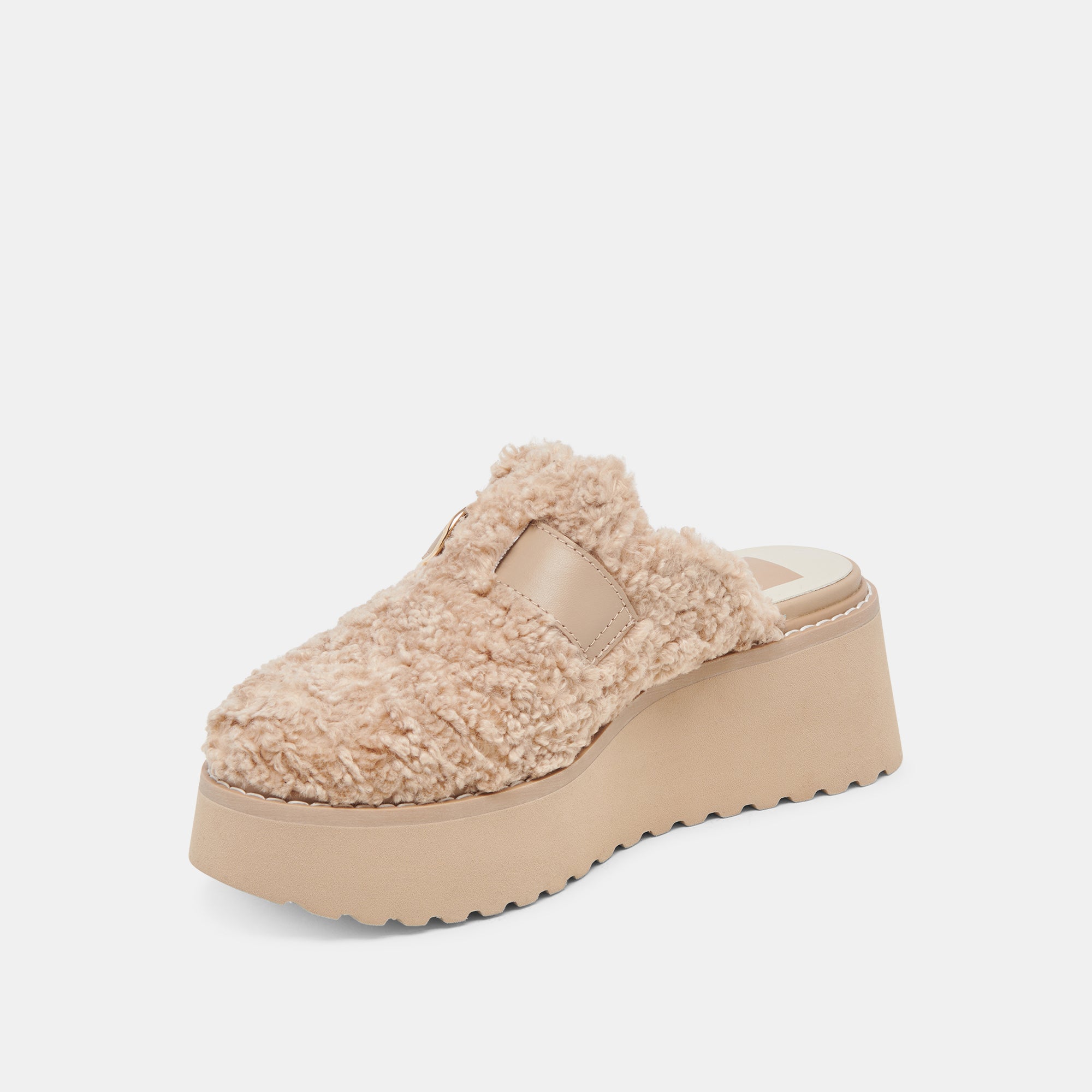 LELANI PLUSH FLATS NATURAL PLUSH - Image 6