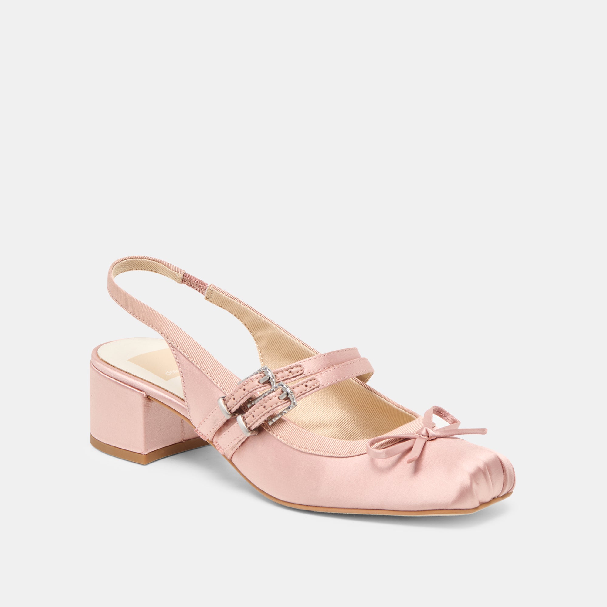 LORIS HEELS BLUSH SATIN - Image 2