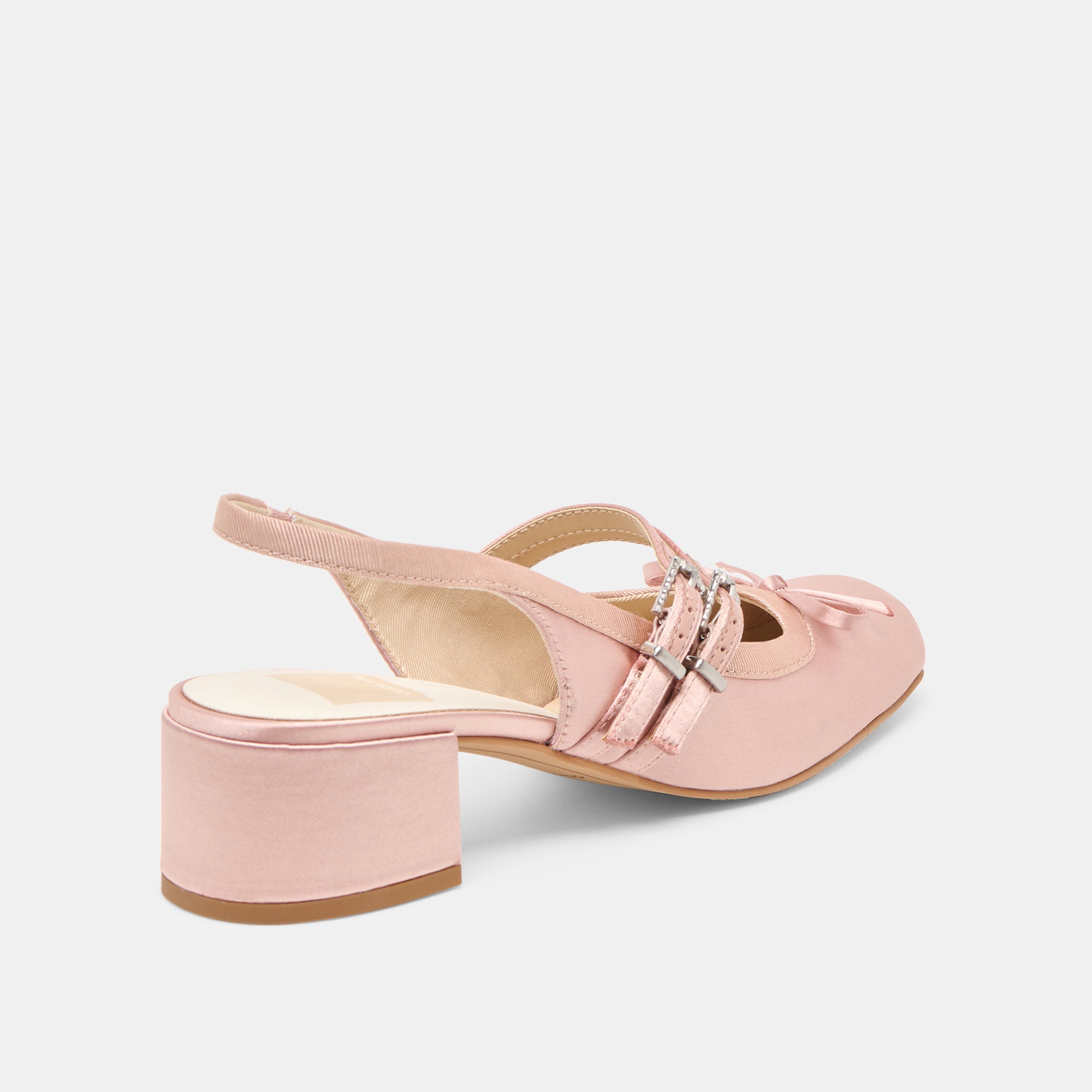 LORIS HEELS BLUSH SATIN - Image 3
