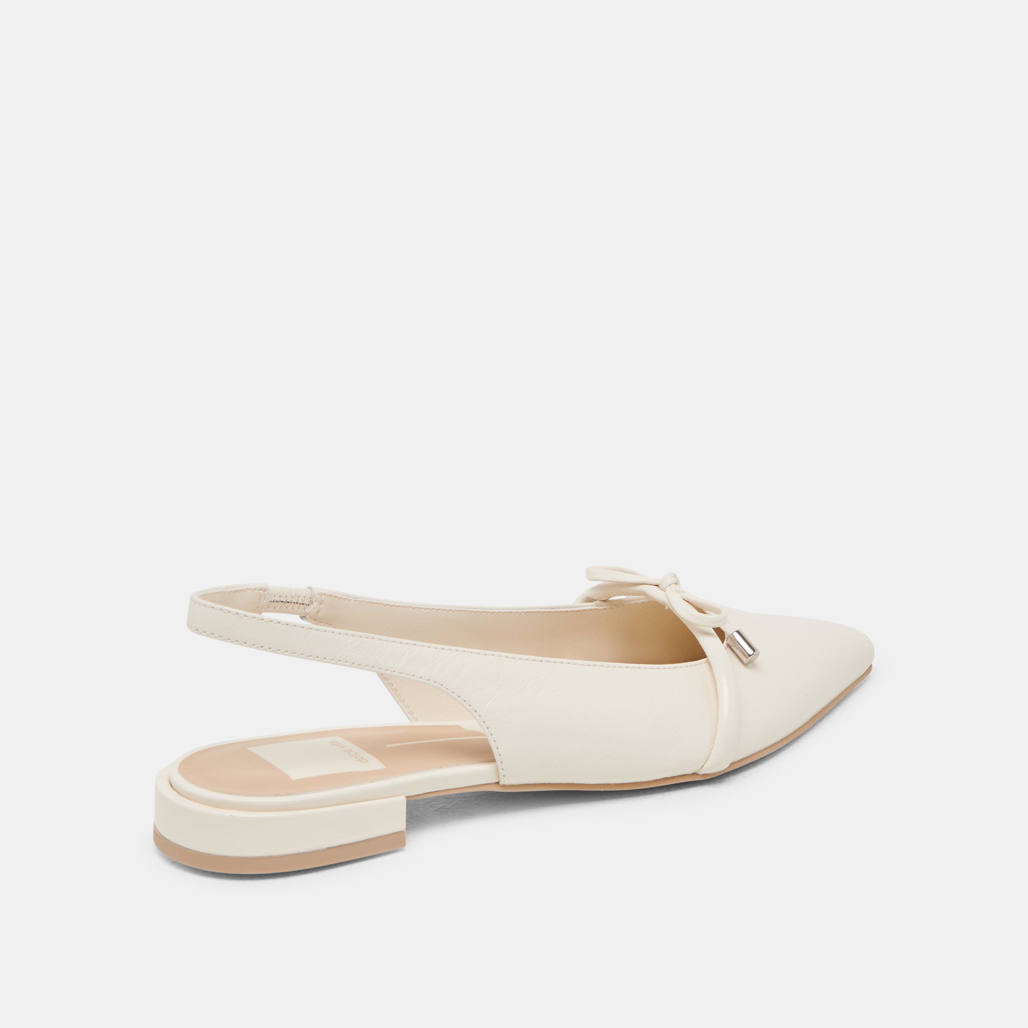 PAYGE FLATS OFF WHITE CRINKLE PATENT - Image 3