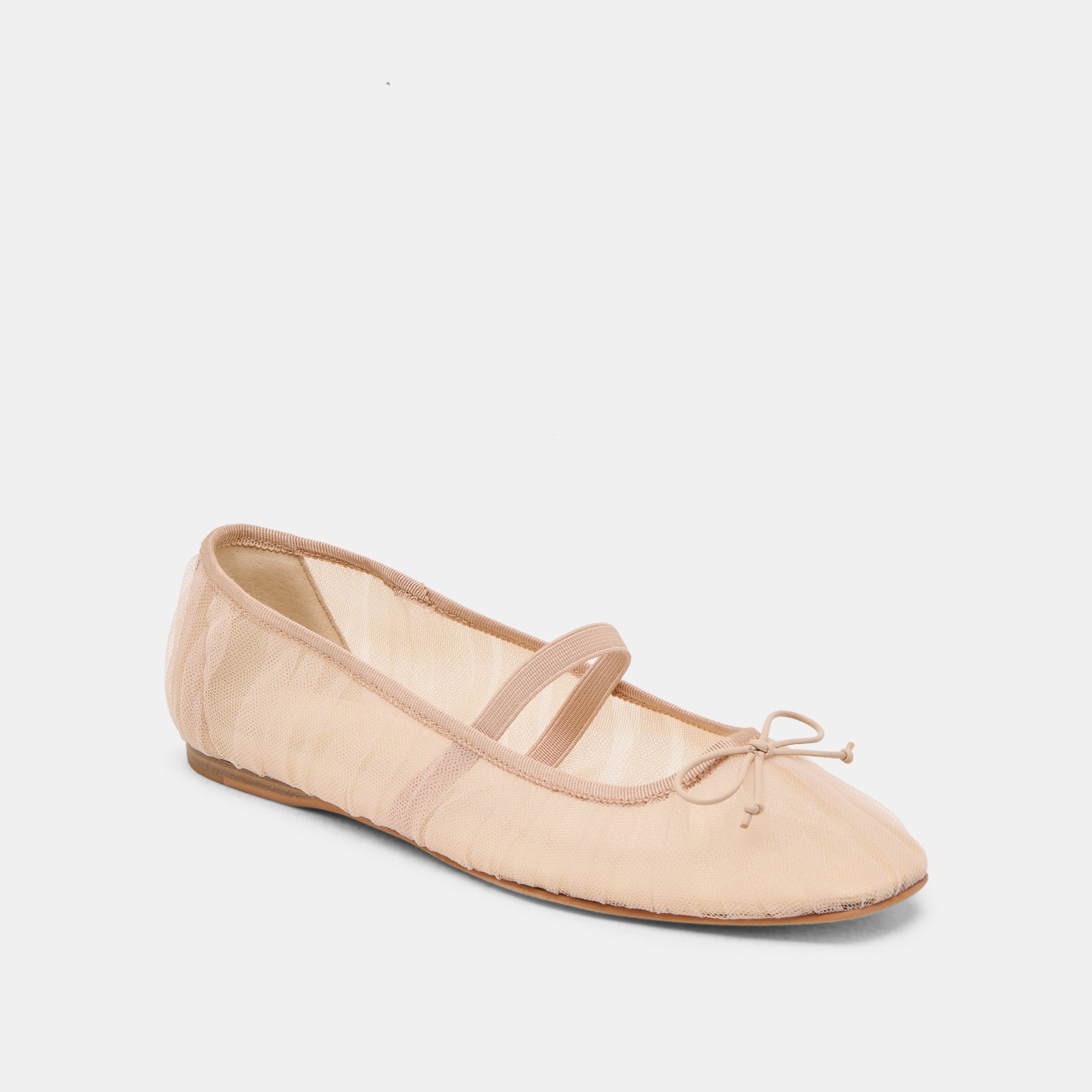 RAEVEN BALLET FLATS PRALINE TULLE - Image 3