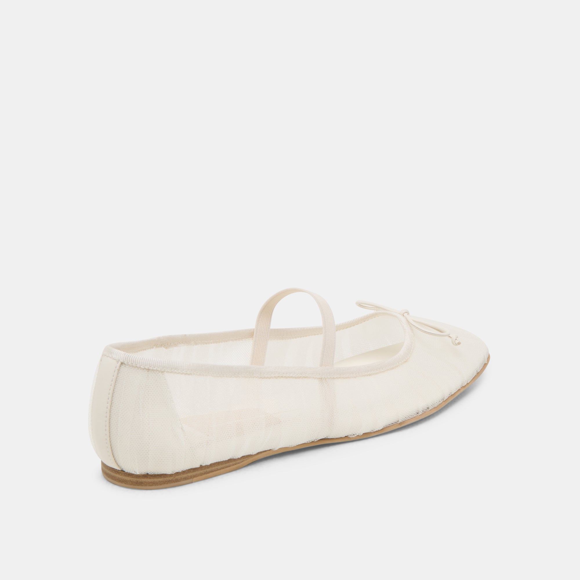RAEVEN BALLET FLATS WHITE TULLE - Image 3