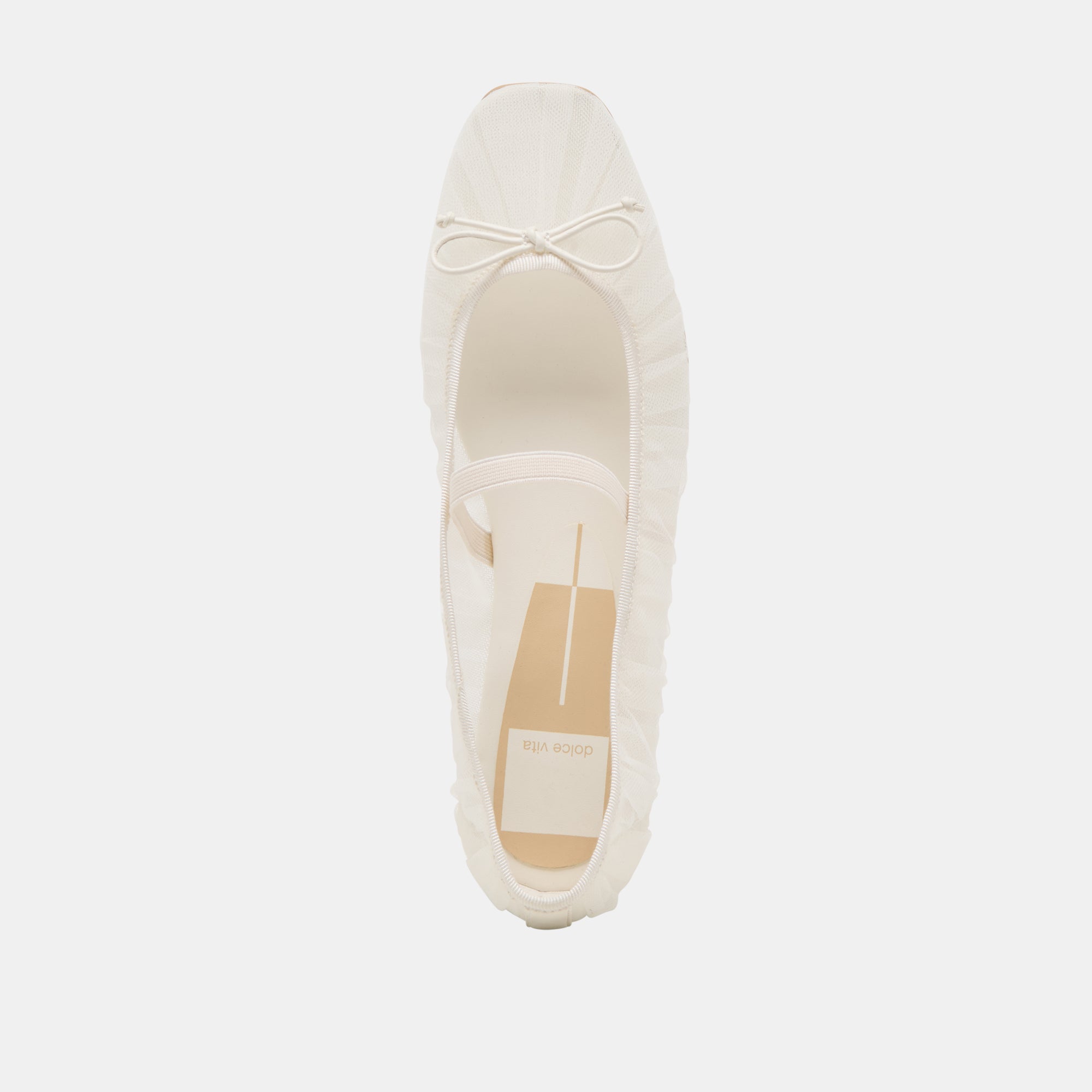 RAEVEN BALLET FLATS WHITE TULLE - Image 8