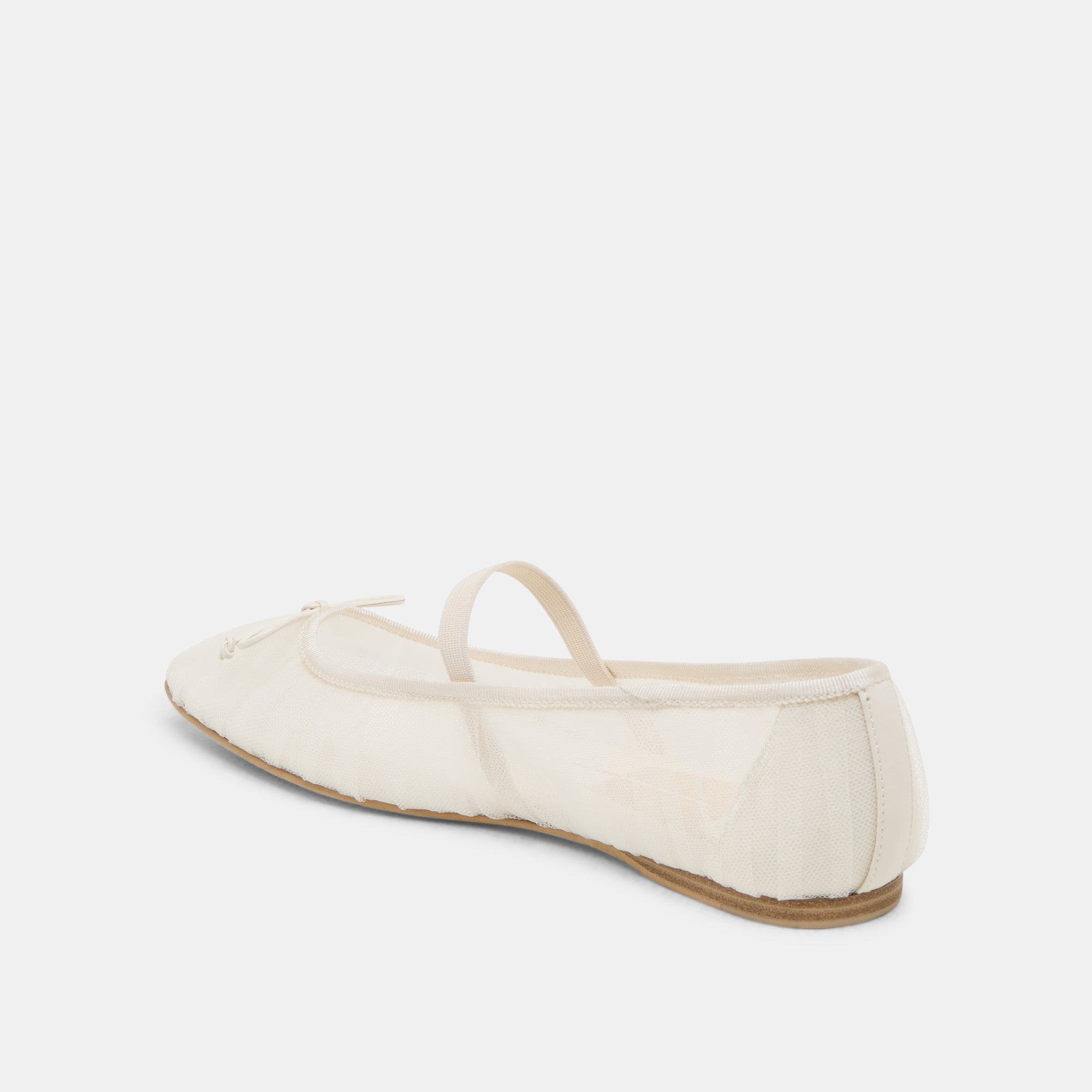 RAEVEN BALLET FLATS WHITE TULLE - Image 5