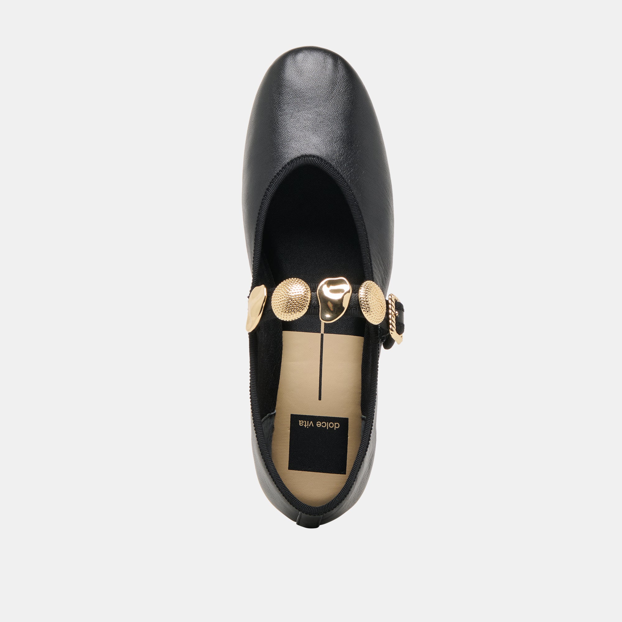 RELAN BALLET FLATS BLACK LEATHER - Image 10