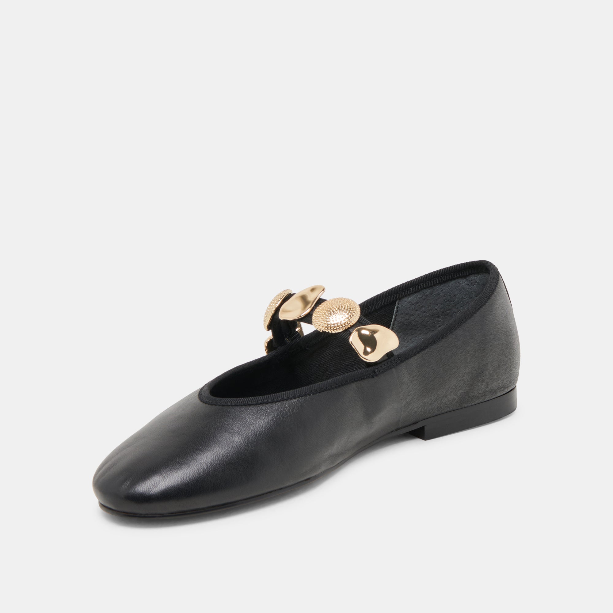 RELAN BALLET FLATS BLACK LEATHER - Image 6