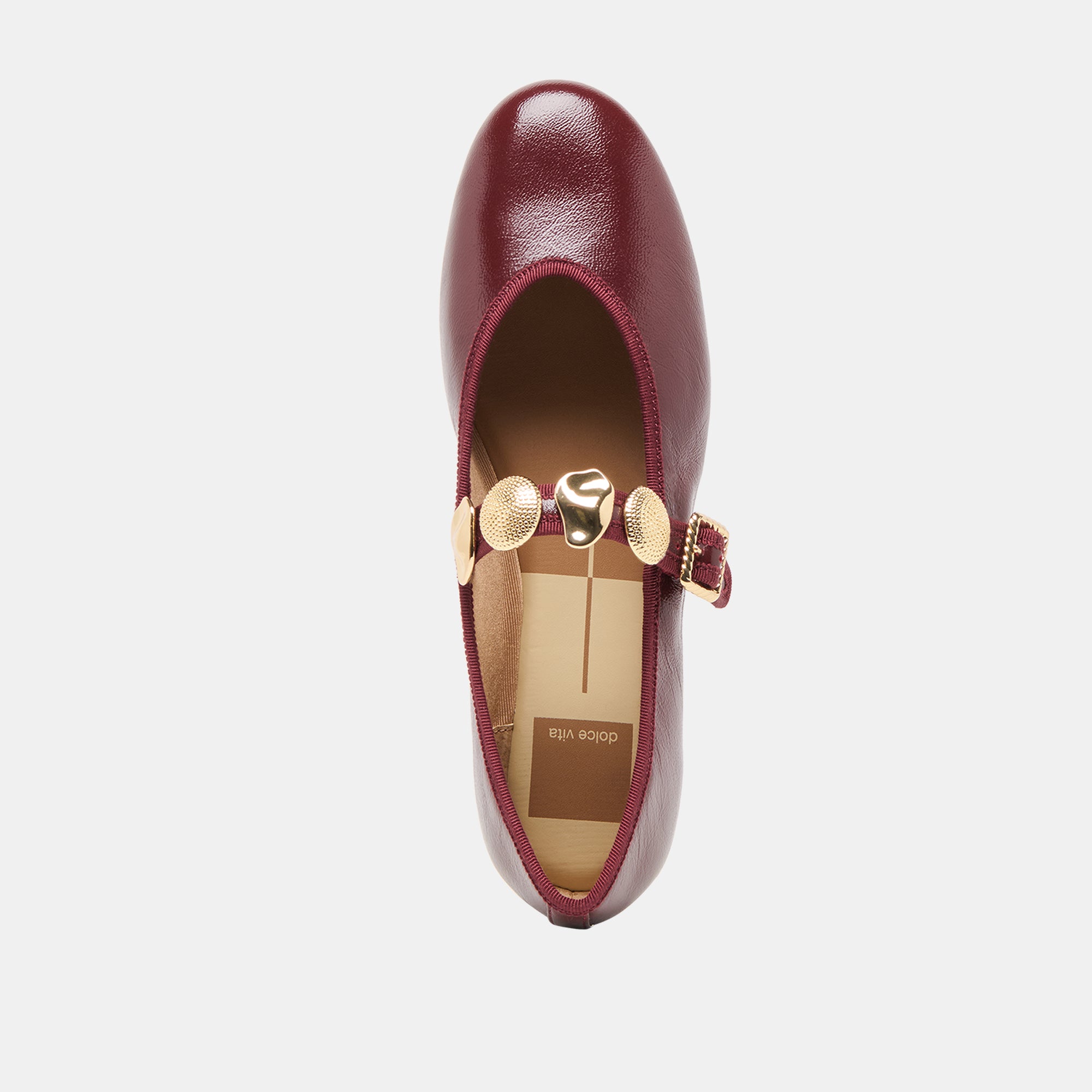 RELAN BALLET FLATS OXBLOOD LEATHER - Image 8