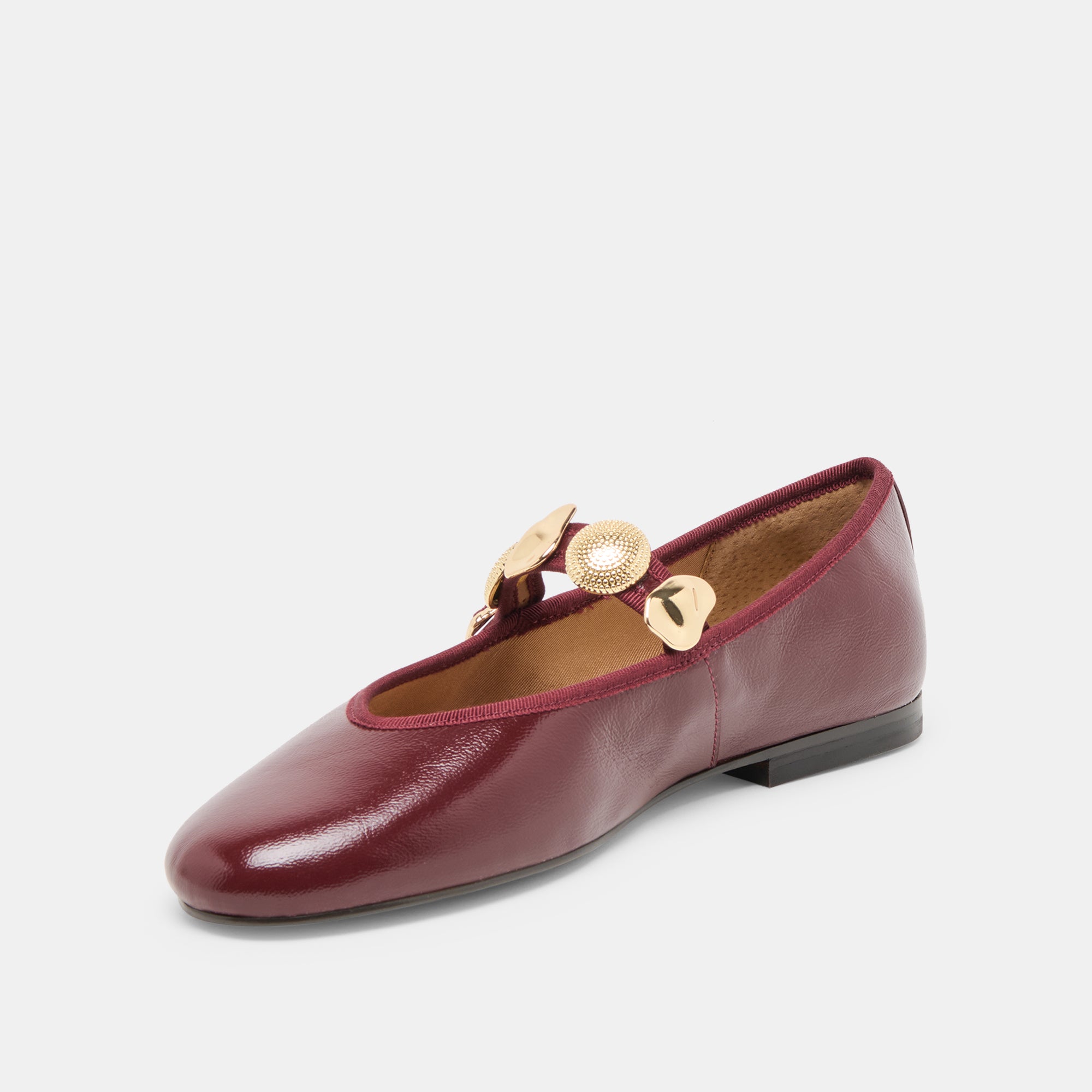 RELAN BALLET FLATS OXBLOOD LEATHER - Image 4