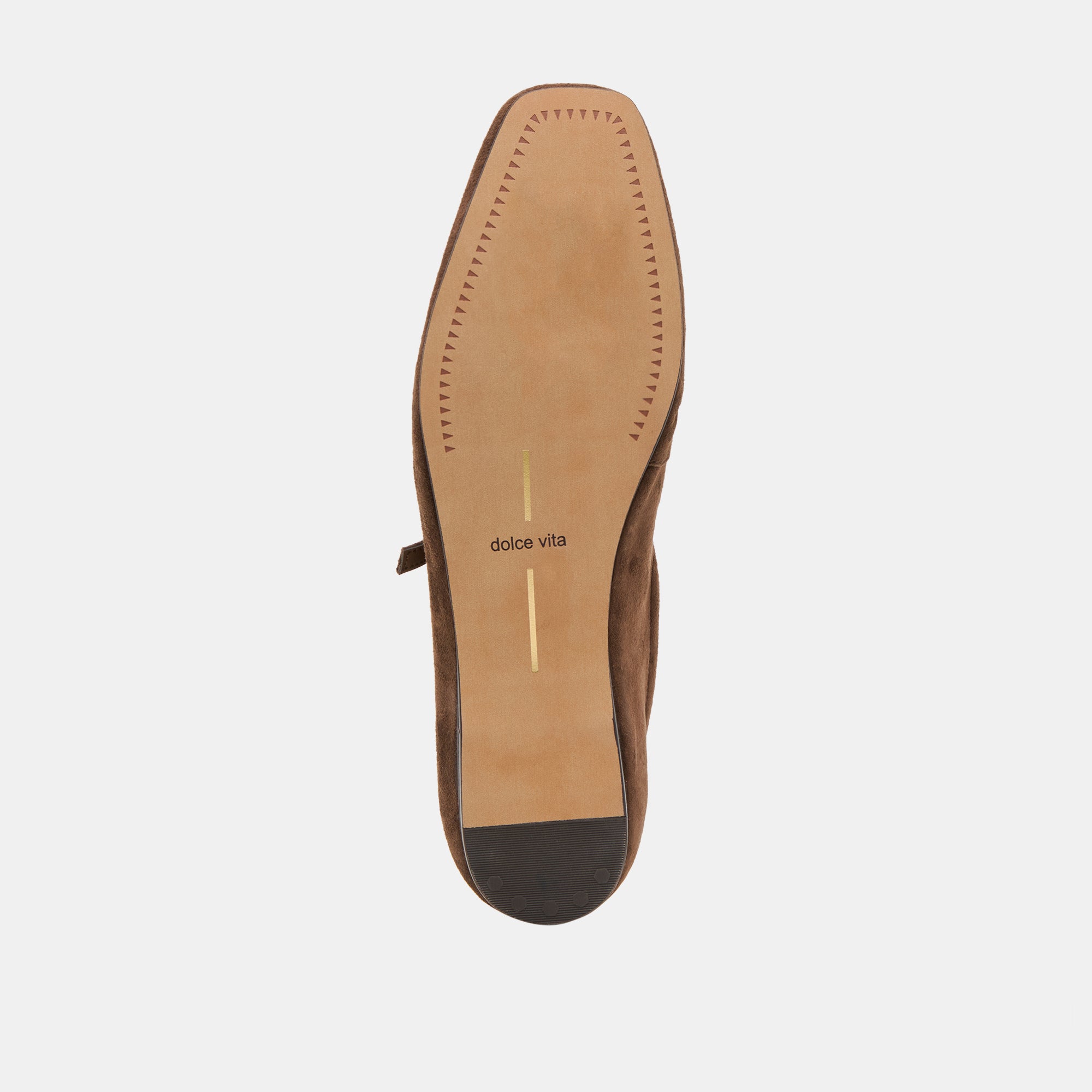 REYES BALLET FLATS DK BROWN SUEDE - Image 11