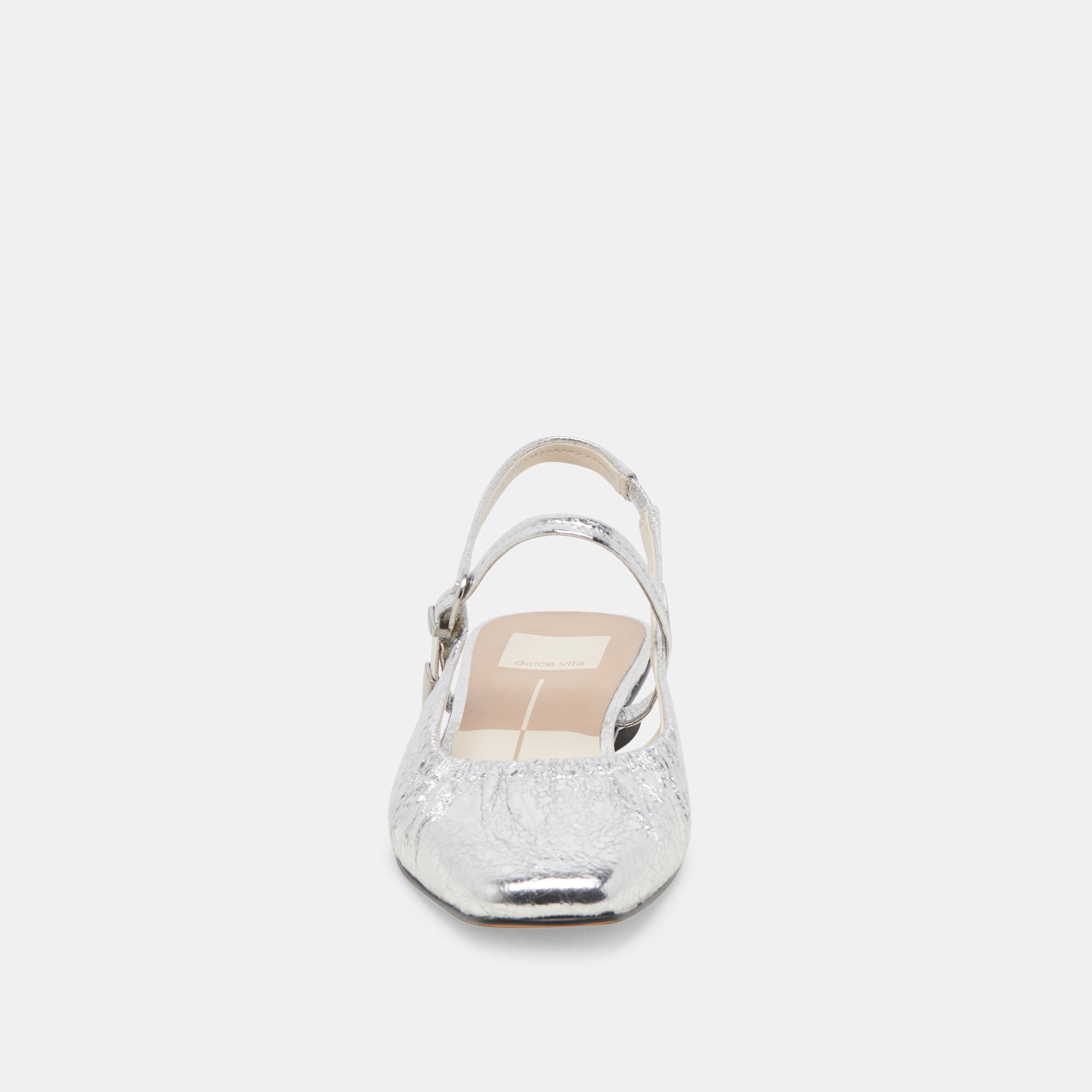 RIANNE FLATS SILVER DISTRESSED LEATHER - re:vita - Image 6