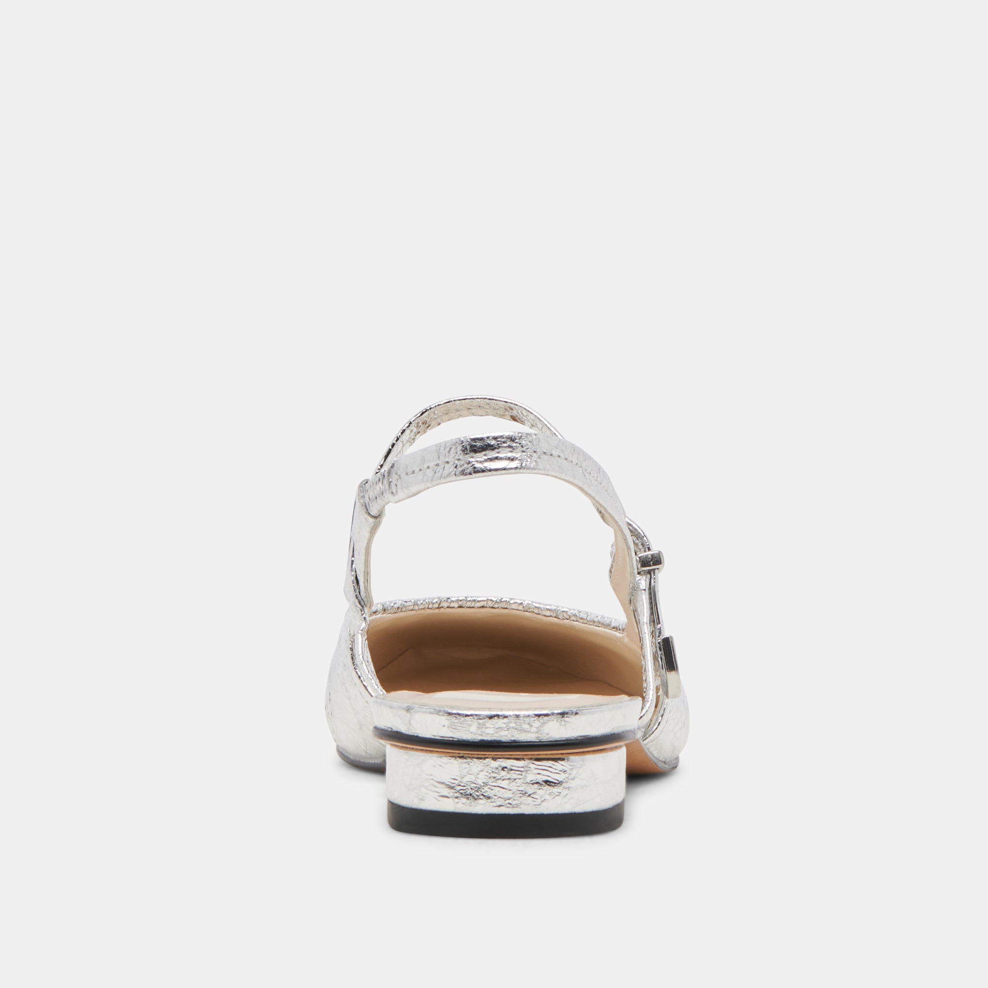 RIANNE FLATS SILVER DISTRESSED LEATHER - re:vita - Image 7