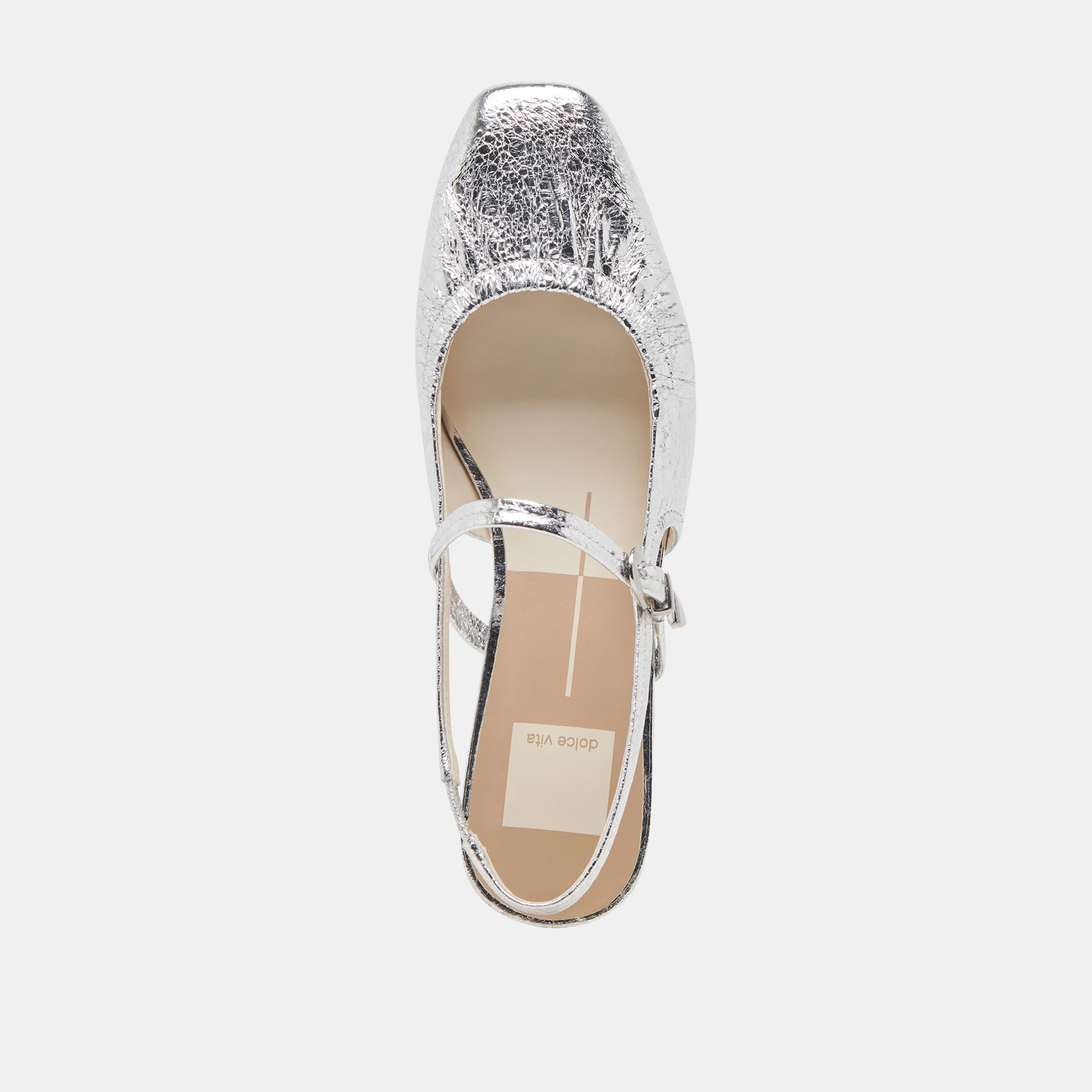 RIANNE FLATS SILVER DISTRESSED LEATHER - re:vita - Image 8