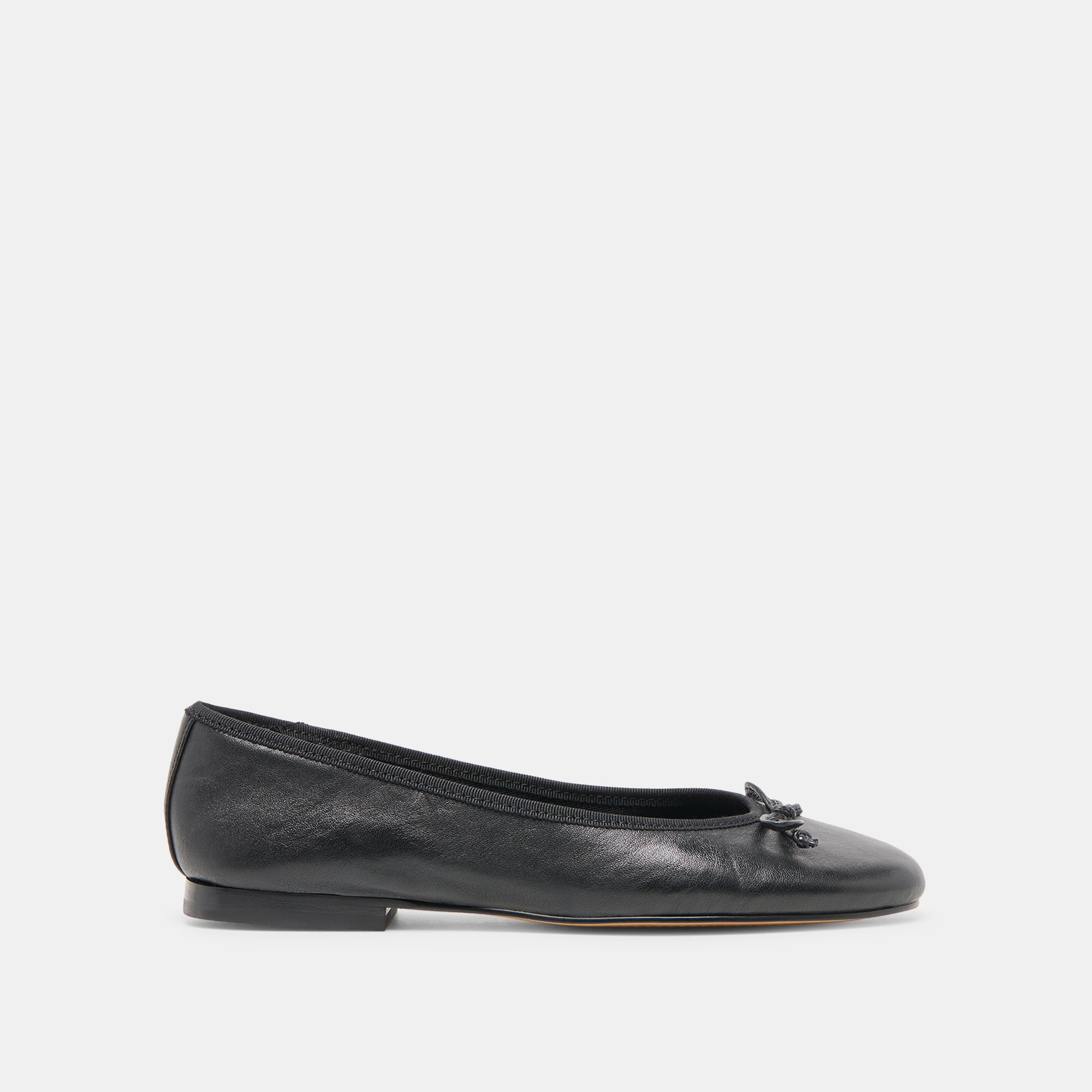 RITLA BALLET FLATS BLACK LEATHER