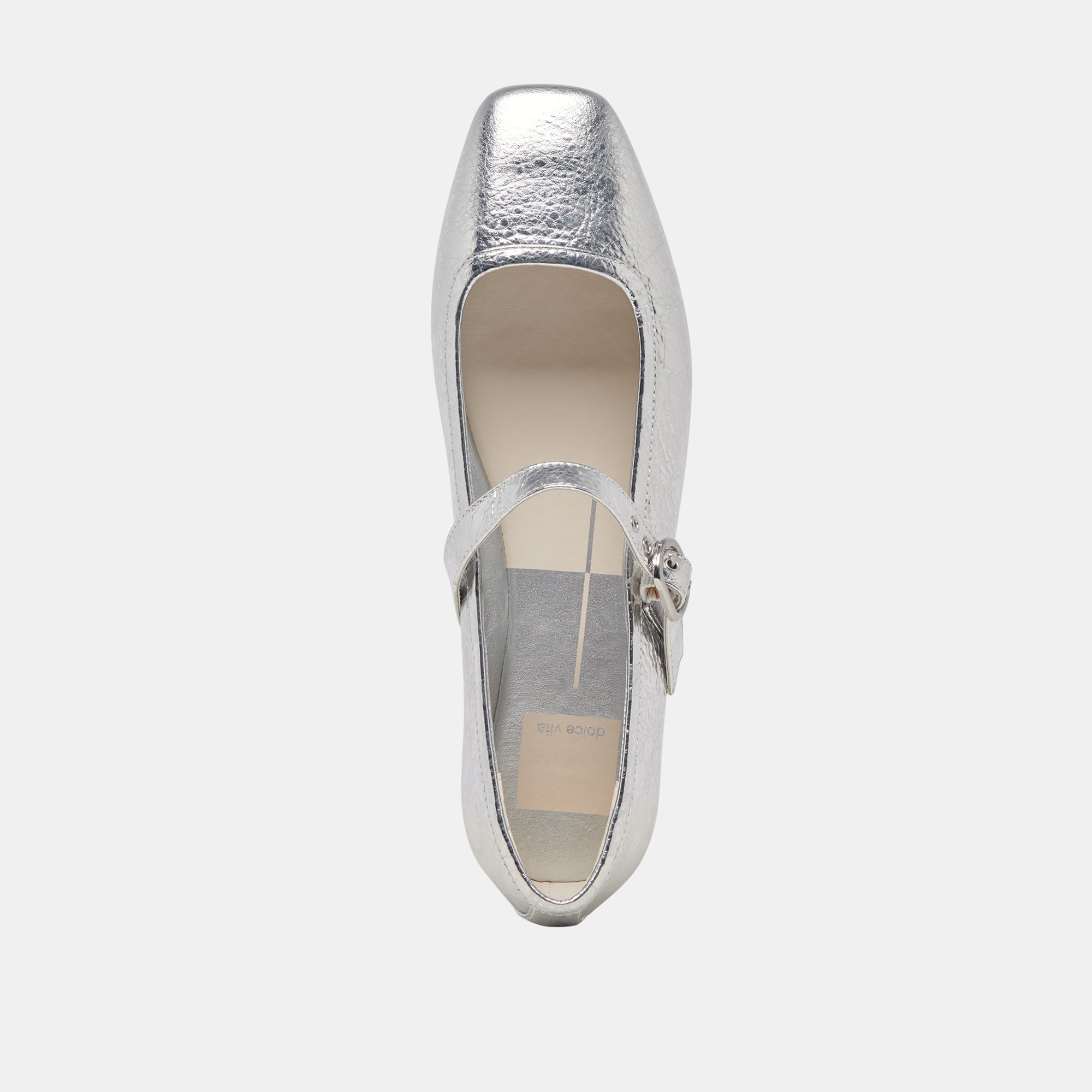 RODNI BALLET FLATS SILVER DISTRESSED LEATHER - re:vita - Image 10