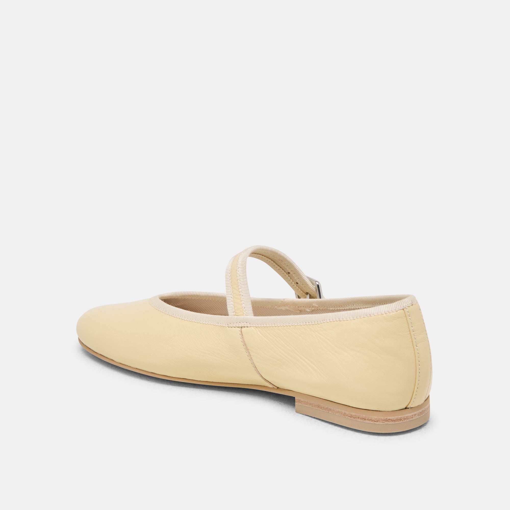 ROSLYN BALLET FLATS LIGHT YELLOW LEATHER - Image 5
