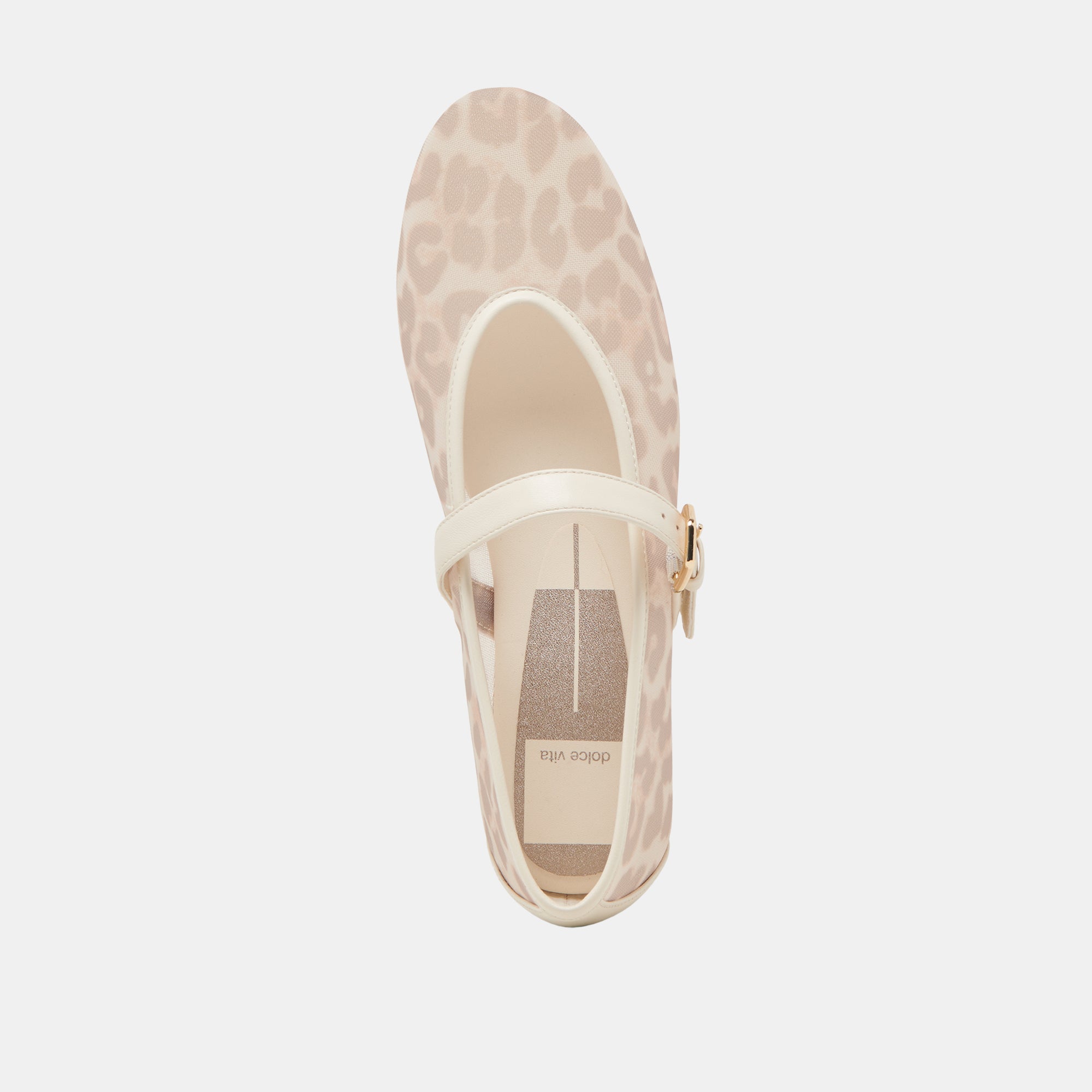 ROSLYN BALLET FLATS WHITE LEOPARD MESH - Image 11